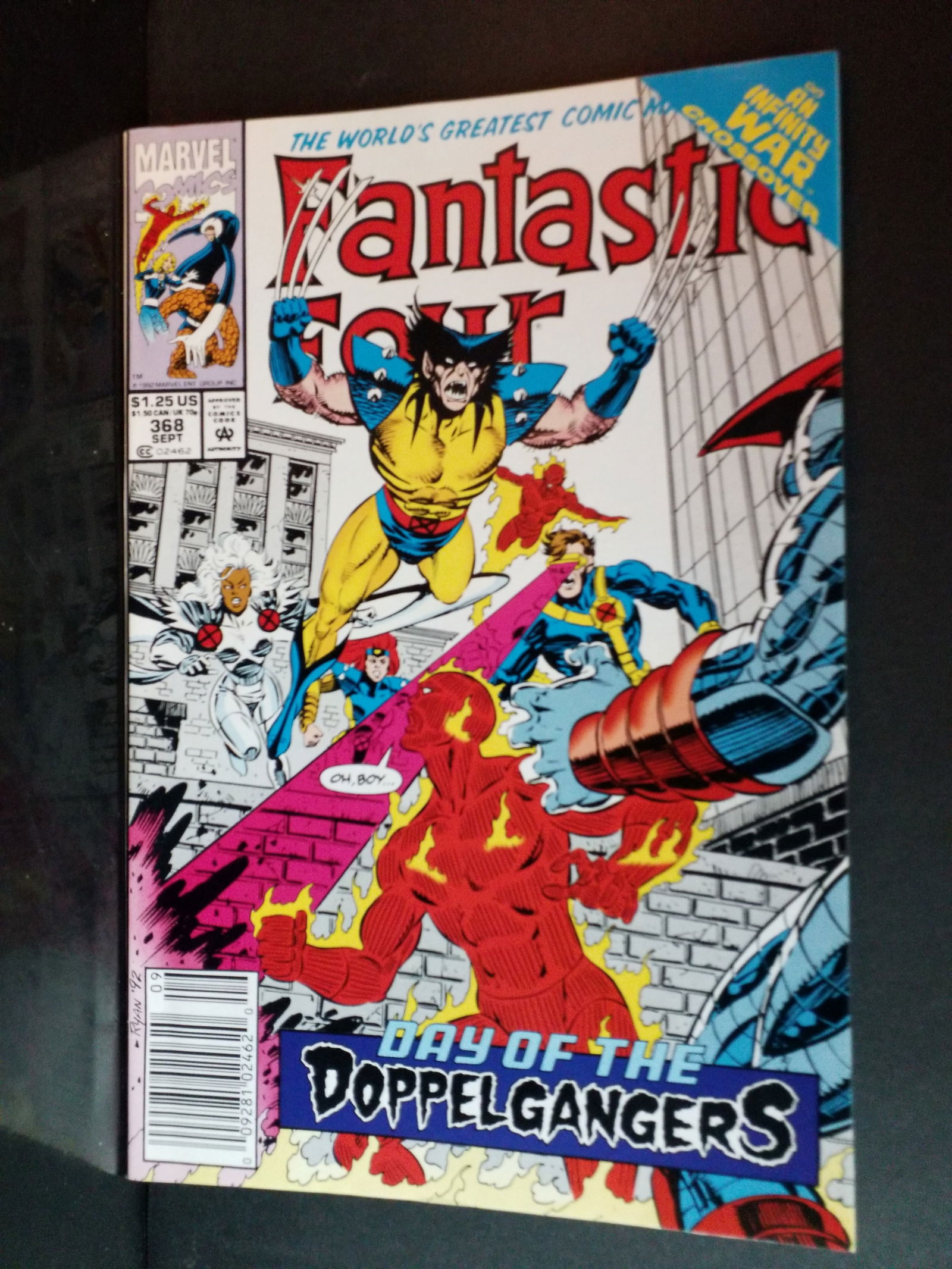 Fantastic Four #368 Vol. 1 1992 Marvel Comics 1st App F-NM: A Higher Grade comic. Although we are not comic book graders the majority of the comic books in this sale are in exceptional condition. All Comics come bagged and boarded, Please view pictures. Comic