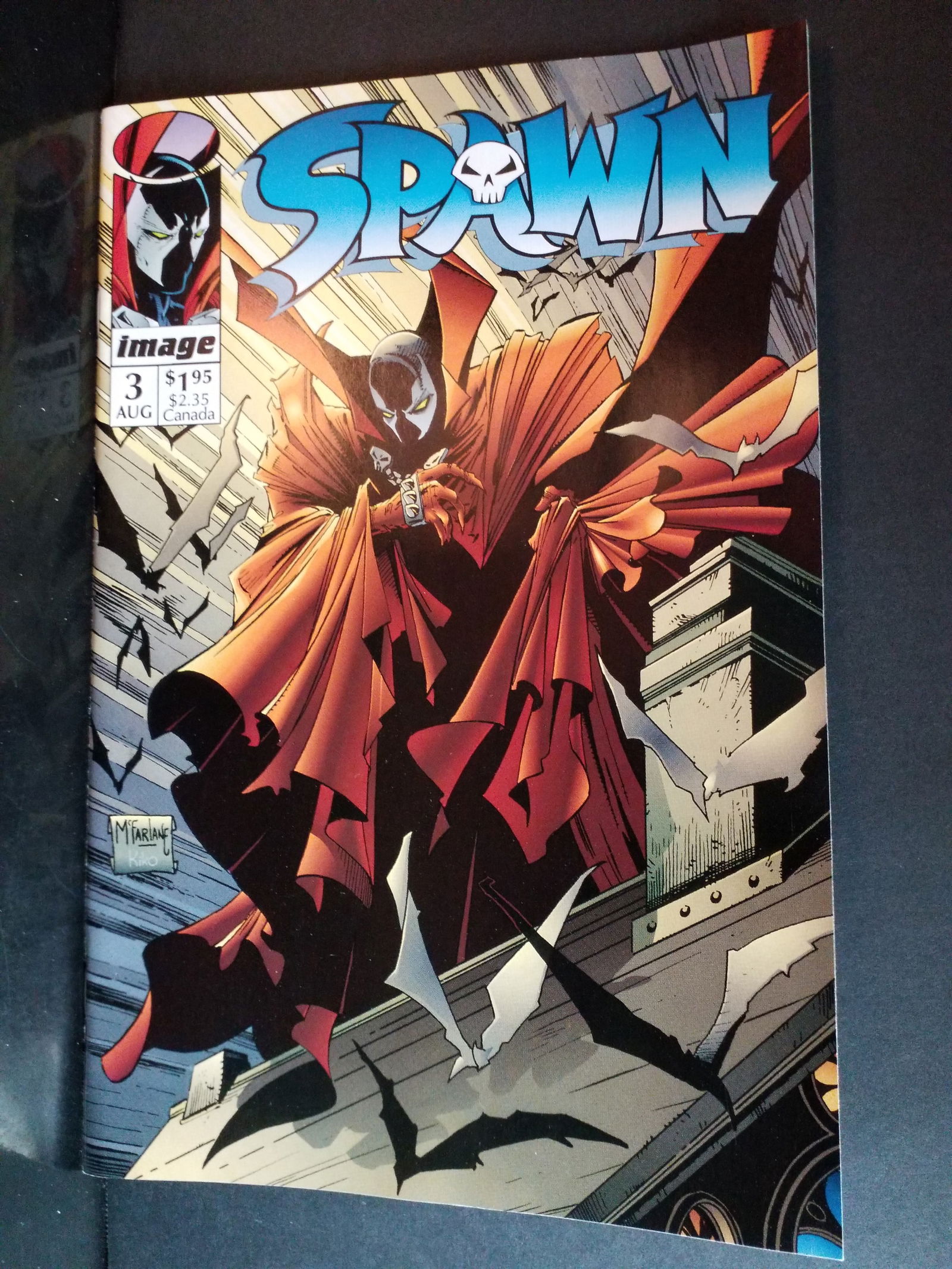 Spawn #3 Image Comics 1992 Key 1st Appearance Cyan Fitzgerald Feat. Violator F+-NM (1 of 2)