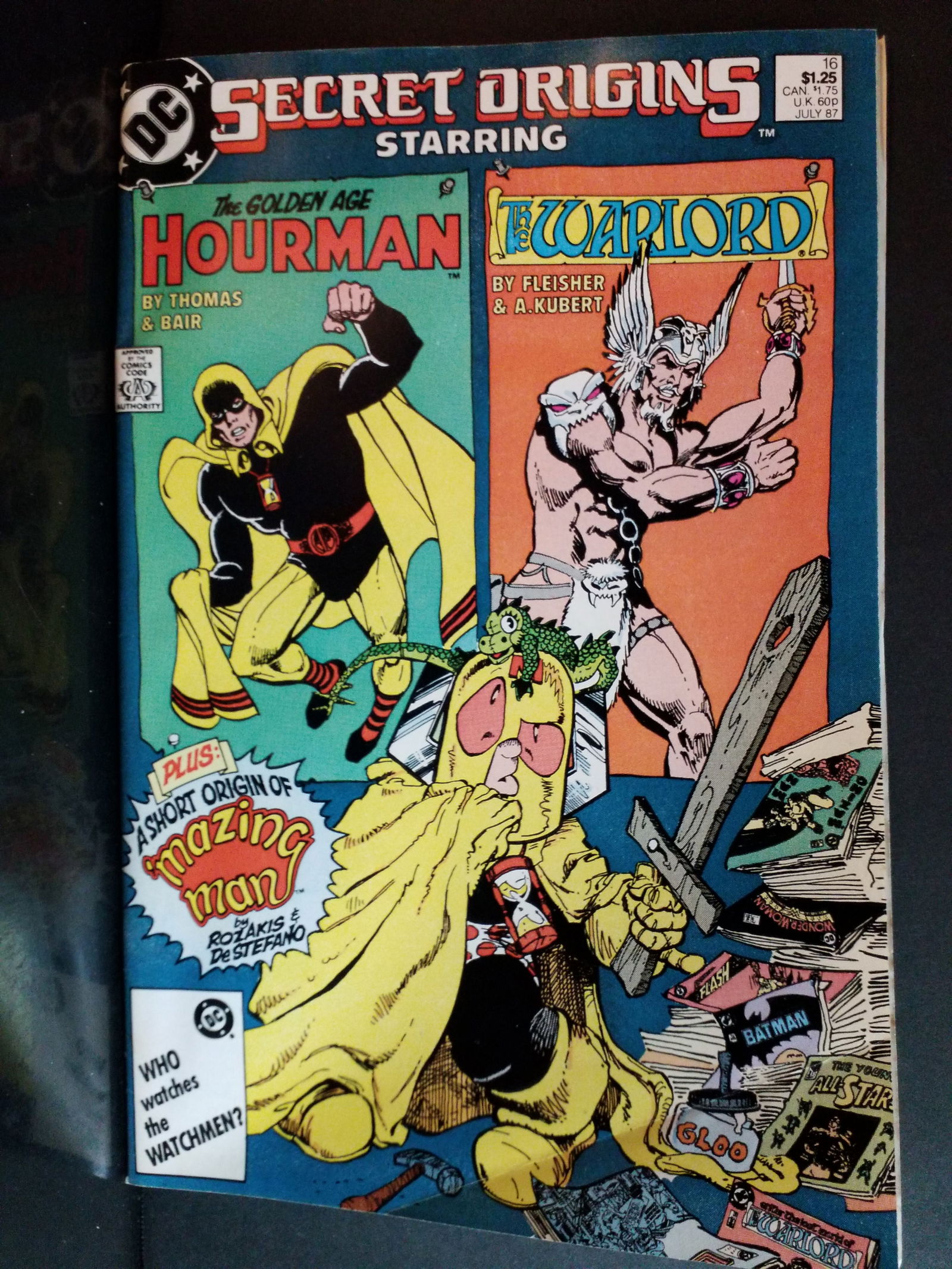 Secret Origins #16 Vol. 3 1987 DC Comics Hourman, Warlord: A Higher Grade comic. Although we are not comic book graders the majority of the comic books in this sale are in exceptional condition. All Comics come bagged and boarded, Please view pictures. Comic