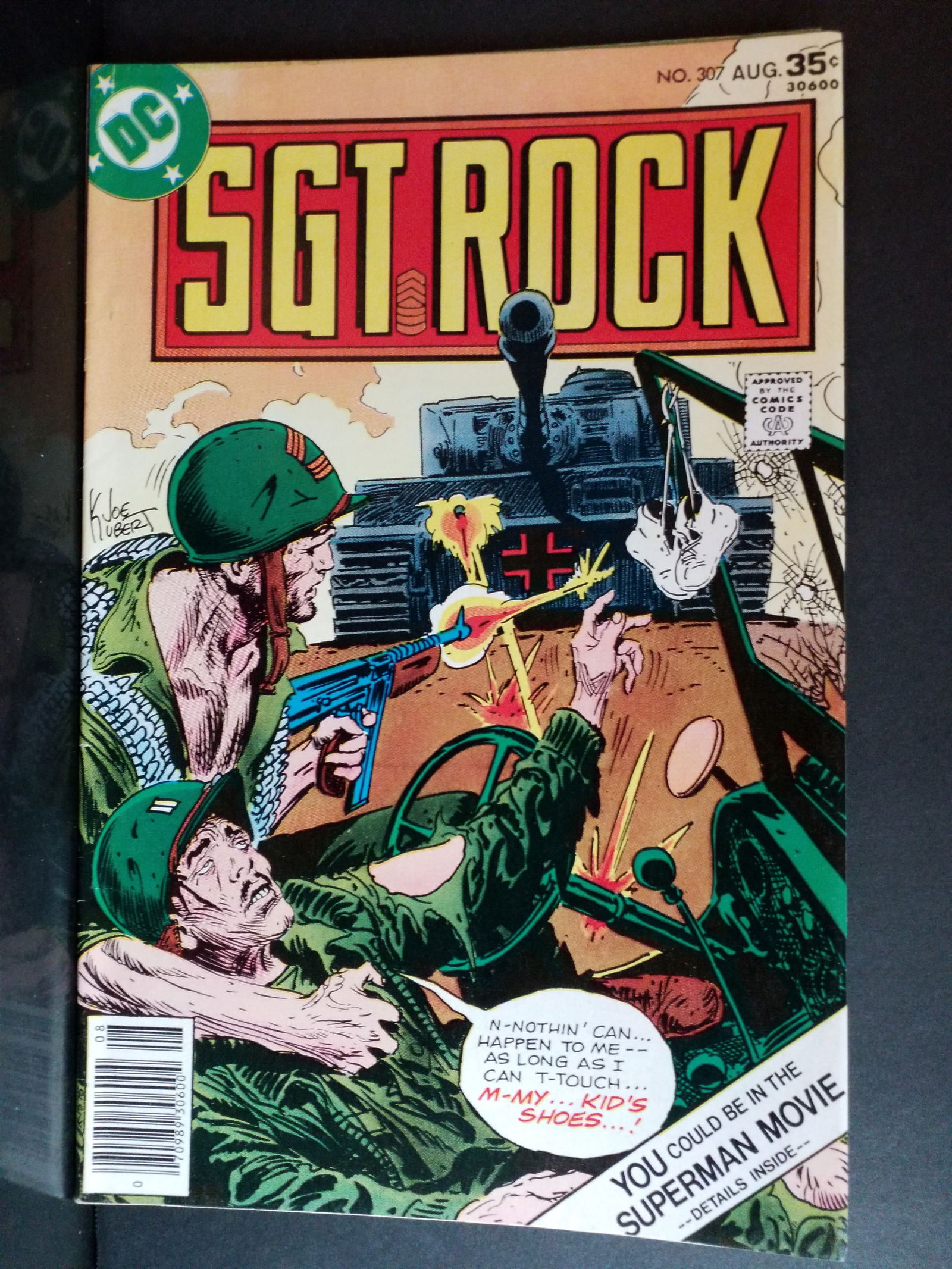 Sgt Rock #307 Joe Kubert cover F-NM: A Higher Grade comic. Although we are not comic book graders the majority of the comic books in this sale are in exceptional condition. All Comics come bagged and boarded, Please view pictures. Comic