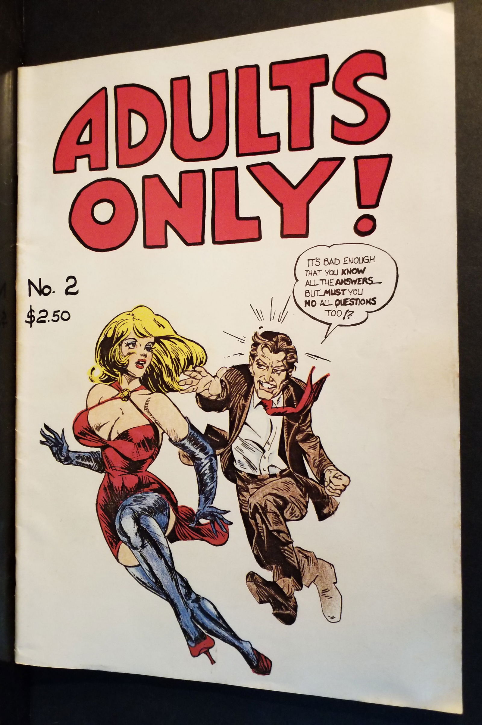 ADULTS ONLY #2 COMIC MAGAZINE | FULLER INKWELL | UNDERGROUND COMICS 1985 F-VF: A Higher Grade comic. Although we are not comic book graders the majority of the comic books in this sale are in exceptional condition. All Comics come bagged and boarded, Please view pictures. Comic
