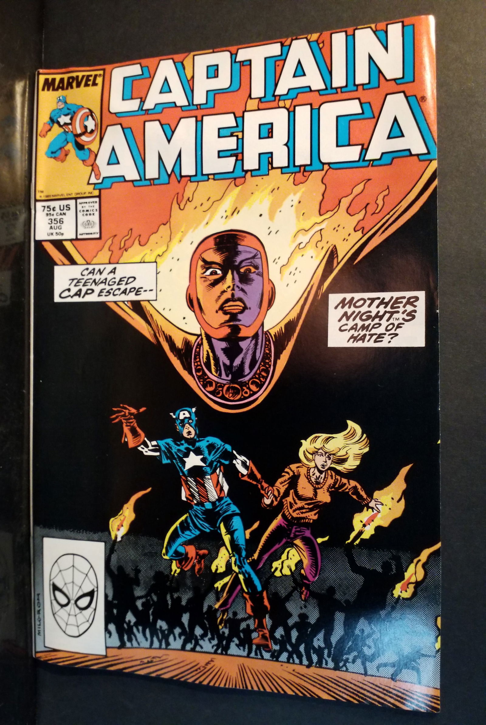 Captain America #356 1989 1st App Mother Night, Key F+-VF: A Higher Grade comic. Although we are not comic book graders the majority of the comic books in this sale are in exceptional condition. All Comics come bagged and boarded, Please view pictures. Comic