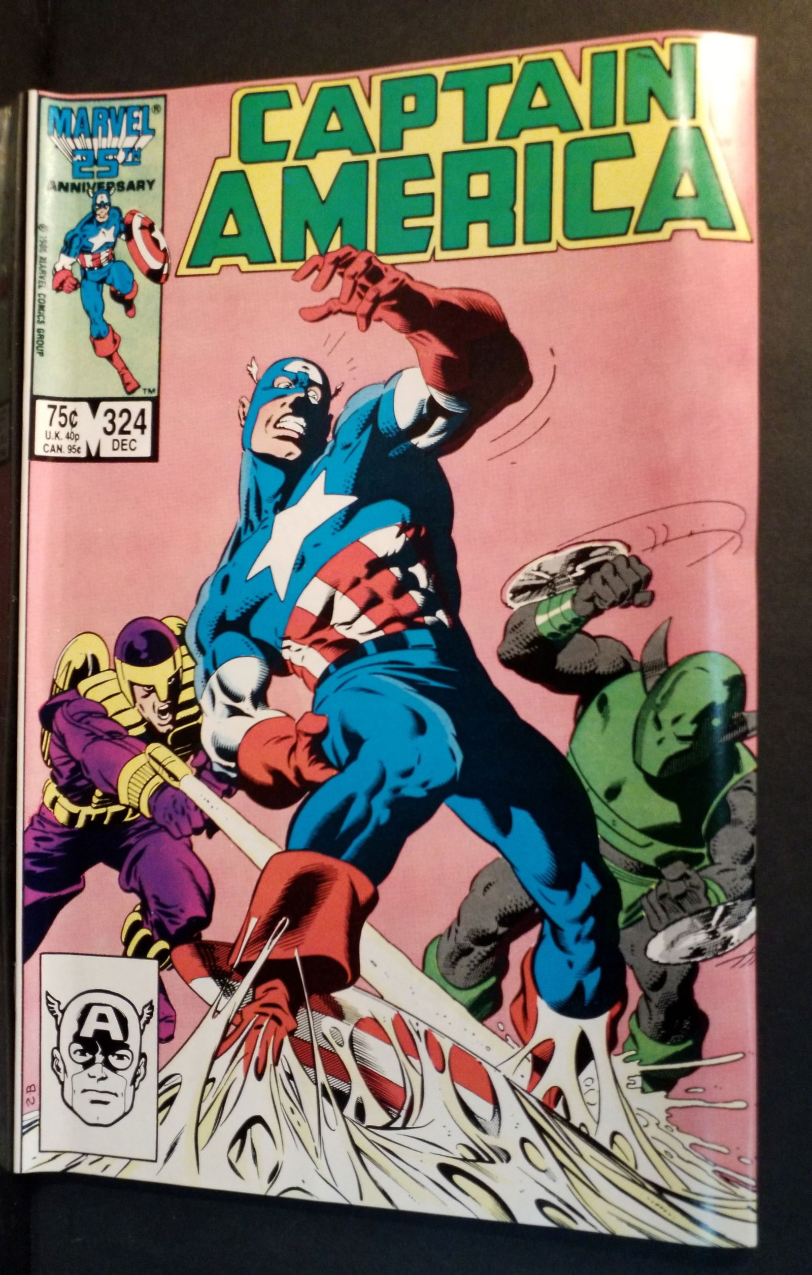 Captain America #324 (1986) First Appearance Slug Marvel Comics VF-NM: A Higher Grade comic. Although we are not comic book graders the majority of the comic books in this sale are in exceptional condition. All Comics come bagged and boarded, Please view pictures. Comic