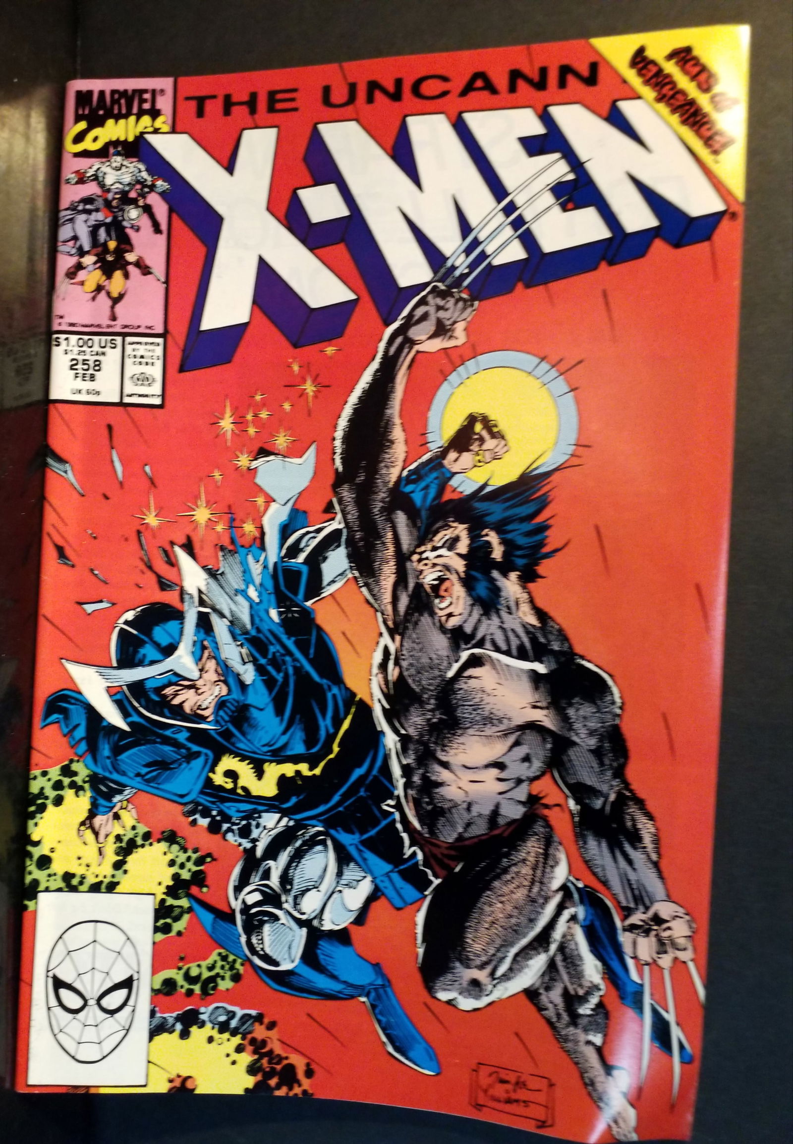 Uncanny X-Men #258 Wolverine Chris Claremont Jim Lee VF-NM: A Higher Grade comic. Although we are not comic book graders the majority of the comic books in this sale are in exceptional condition. All Comics come bagged and boarded, Please view pictures. Comic