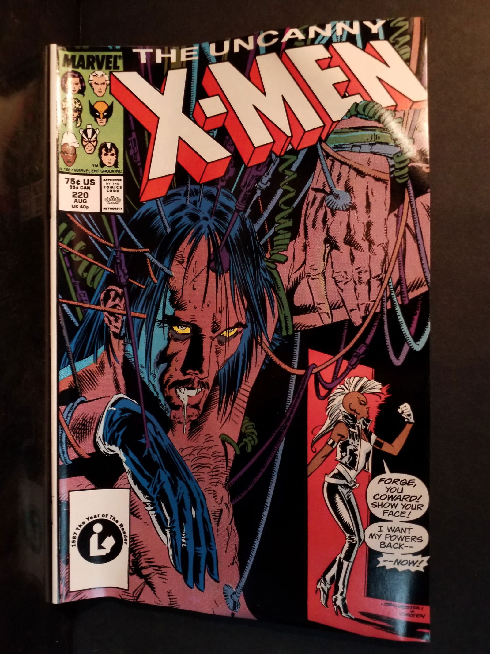 Uncanny X-Men Comic #220 Chris Claremont Marvel Wolverine VF-NM: A Higher Grade comic. Although we are not comic book graders the majority of the comic books in this sale are in exceptional condition. All Comics come bagged and boarded, Please view pictures. Comic