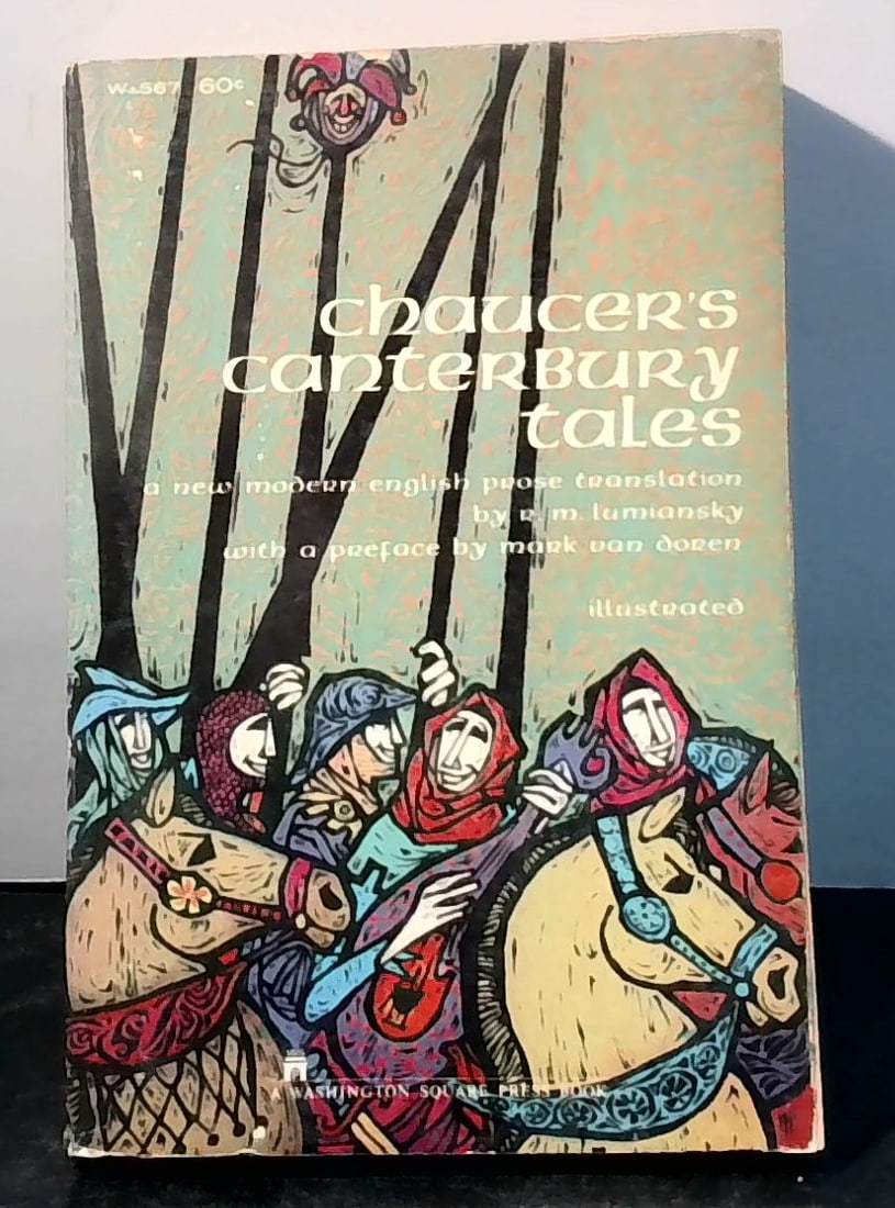 Chaucer's Canterbury Tales Washinton Square Press books Vintage Paperack 1962: In Very Good condition, Please view picture for condition and content information.