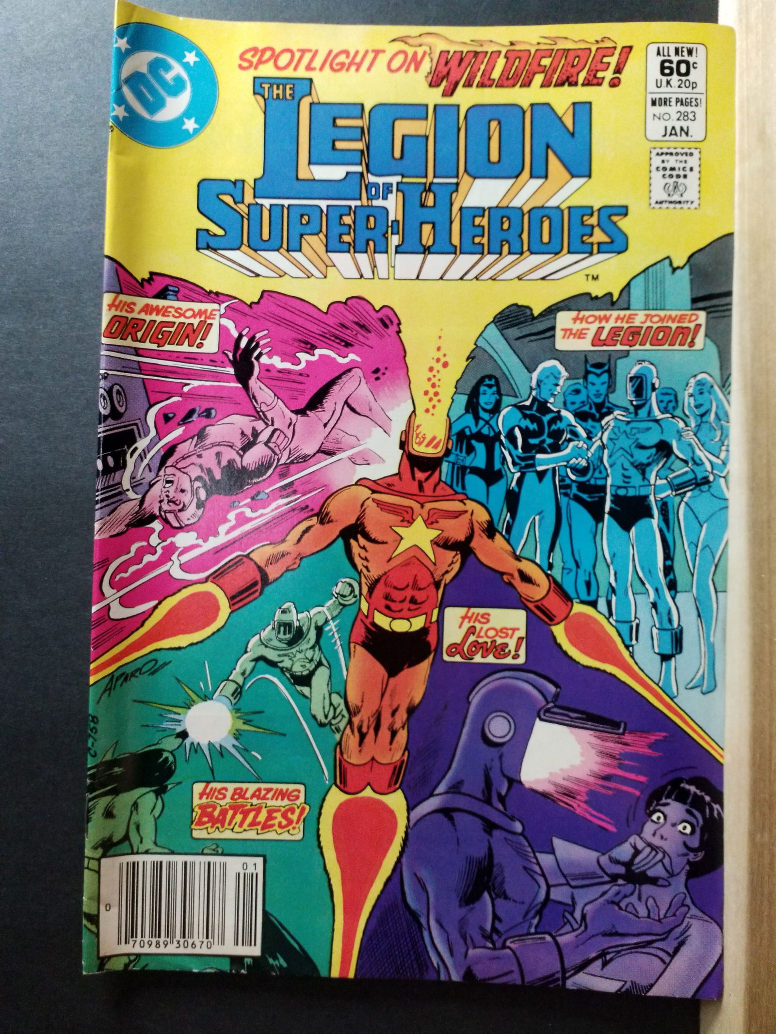 The Legion of Super-Heroes #283 DC Comics Wildfire Origin Bronze Age 1982 VF+-NM: A Higher Grade comic. Although we are not comic book graders the majority of the comic books in this sale are in exceptional condition. All Comics come bagged and boarded, Please view pictures. Comic