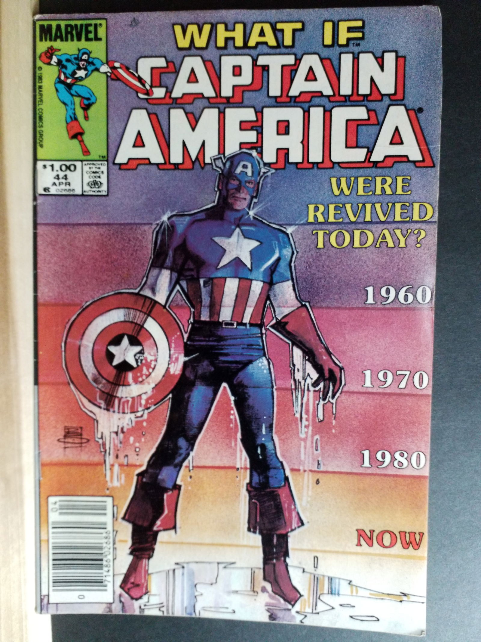 What If #44 1984 Marvel Comics - Captain America Was Revived? VF+-NM (1 of 2)