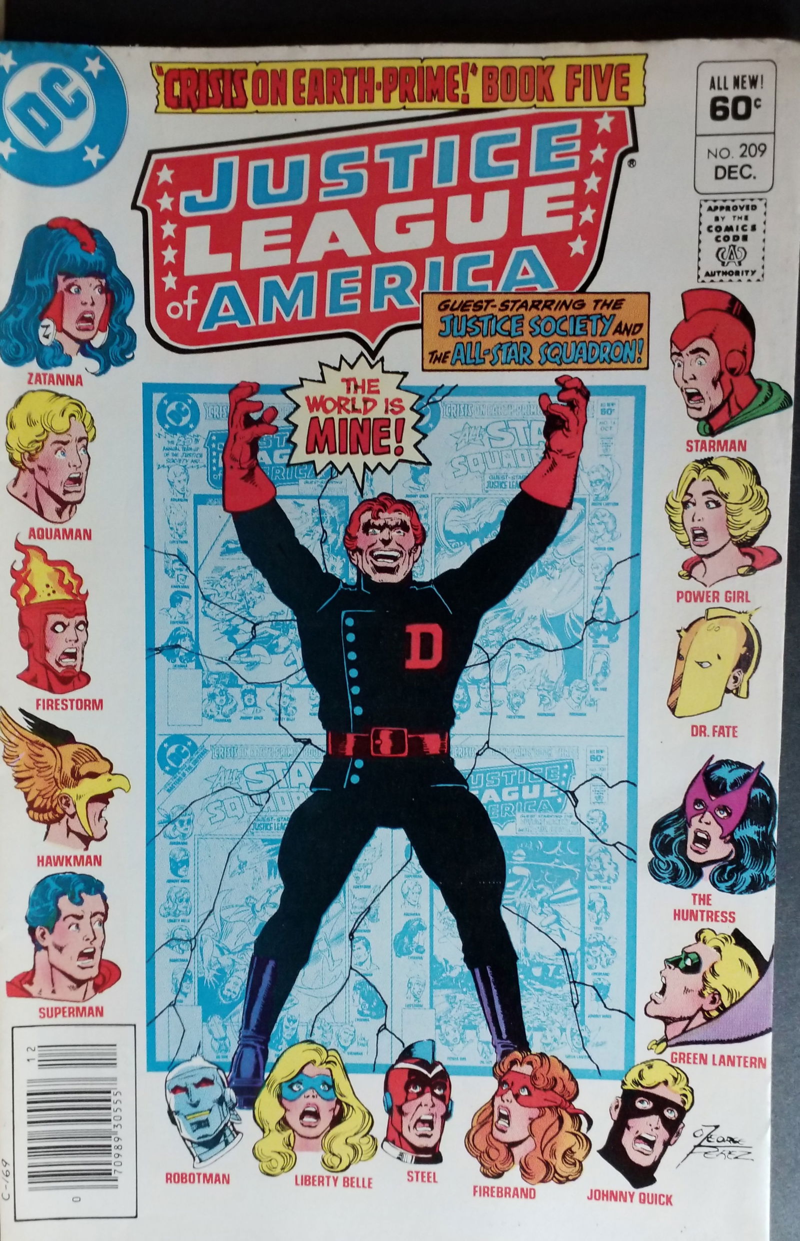 Justice League of America #209 Newsstand George Perez Cover DC 1982 HIGH GRADE VF+-NM: A Higher Grade comic. Although we are not comic book graders the majority of the comic books in this sale are in exceptional condition. All Comics come bagged and boarded, Please view pictures. Comic
