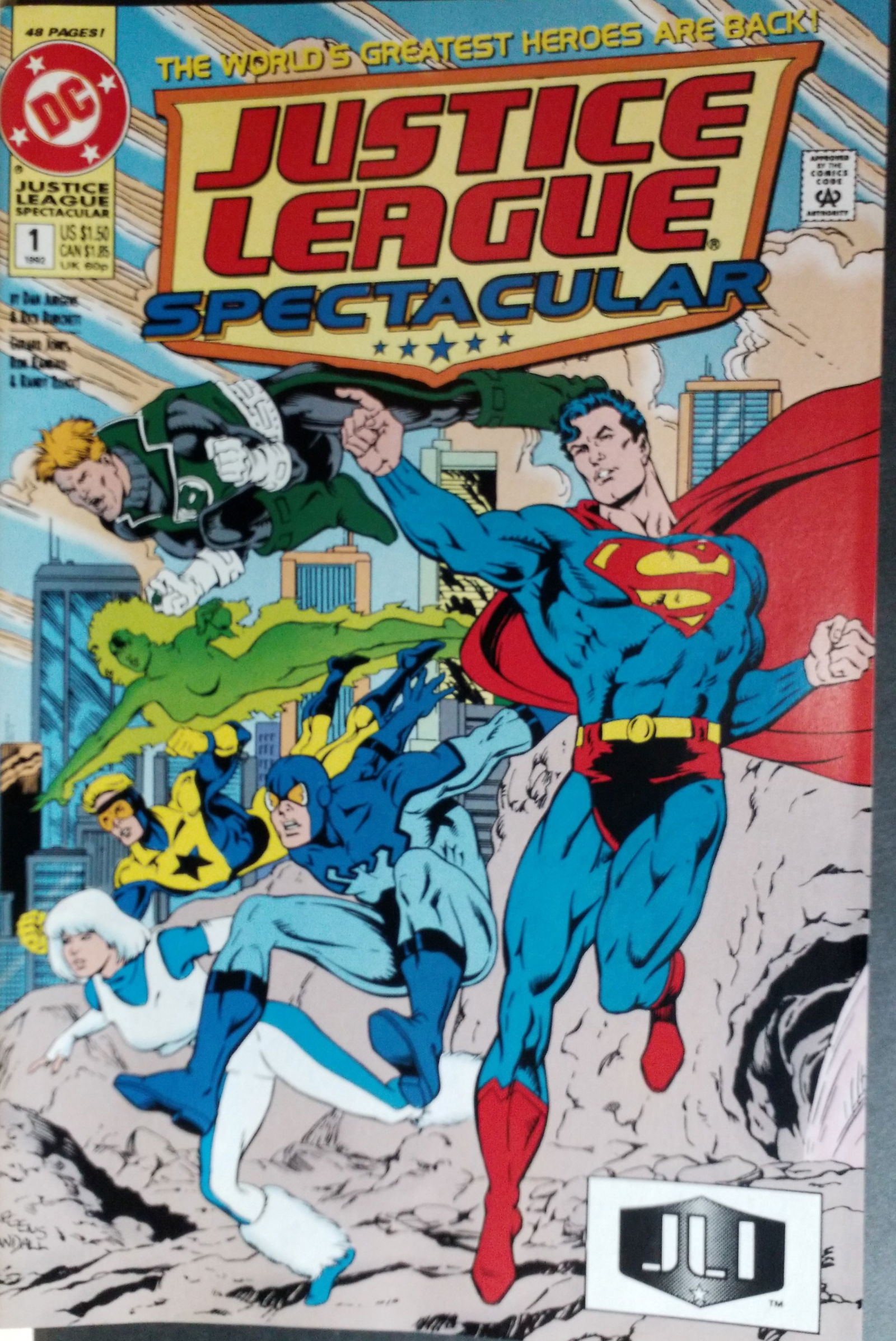 Justice League Spectacular #1, 1992, KEY (HIGH GRADE) VF+-NM (1 of 2)