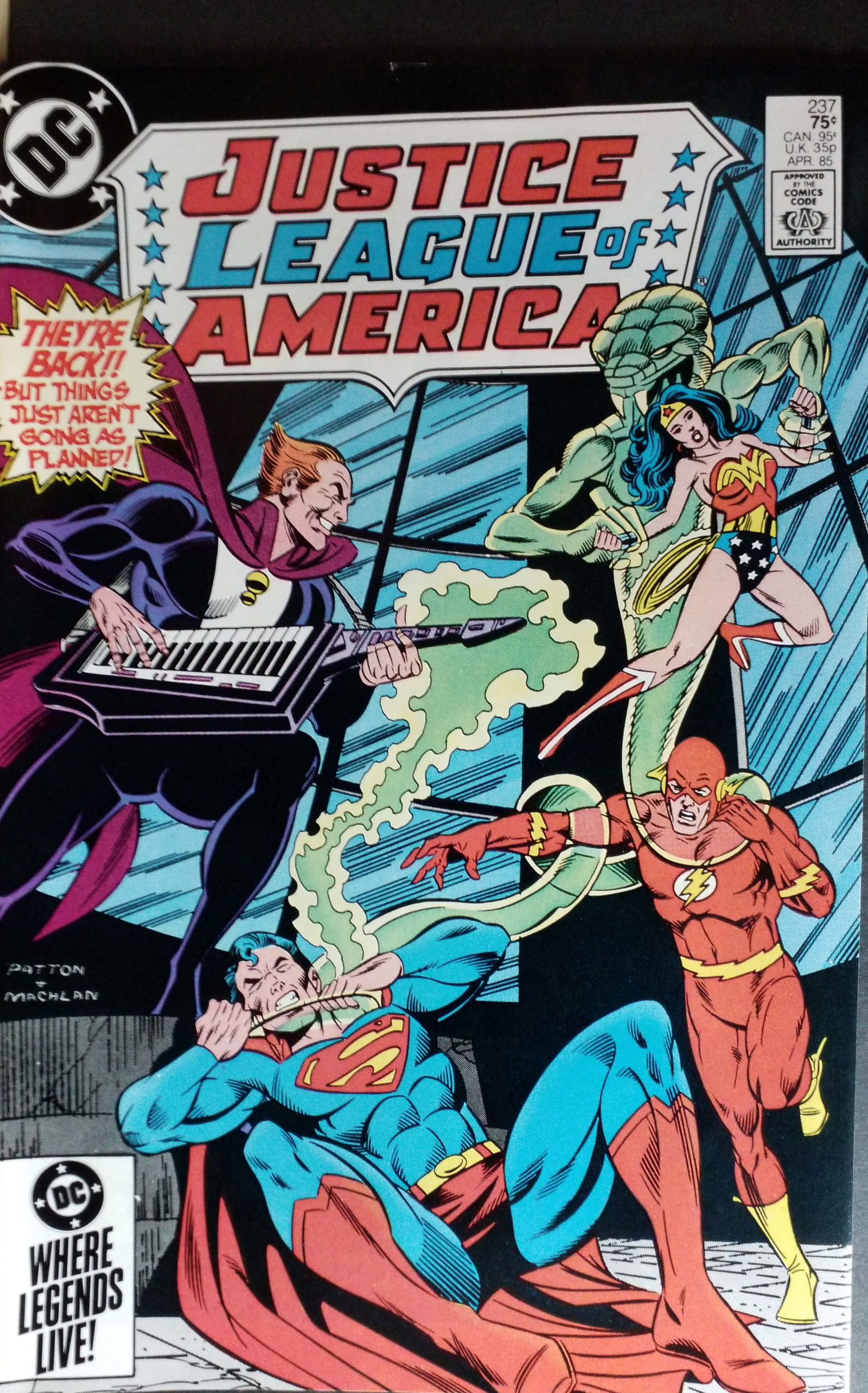 Justice League of America #237 1960 series DC comics VF+-NM: A Higher Grade comic. Although we are not comic book graders the majority of the comic books in this sale are in exceptional condition. All Comics come bagged and boarded, Please view pictures. Comic