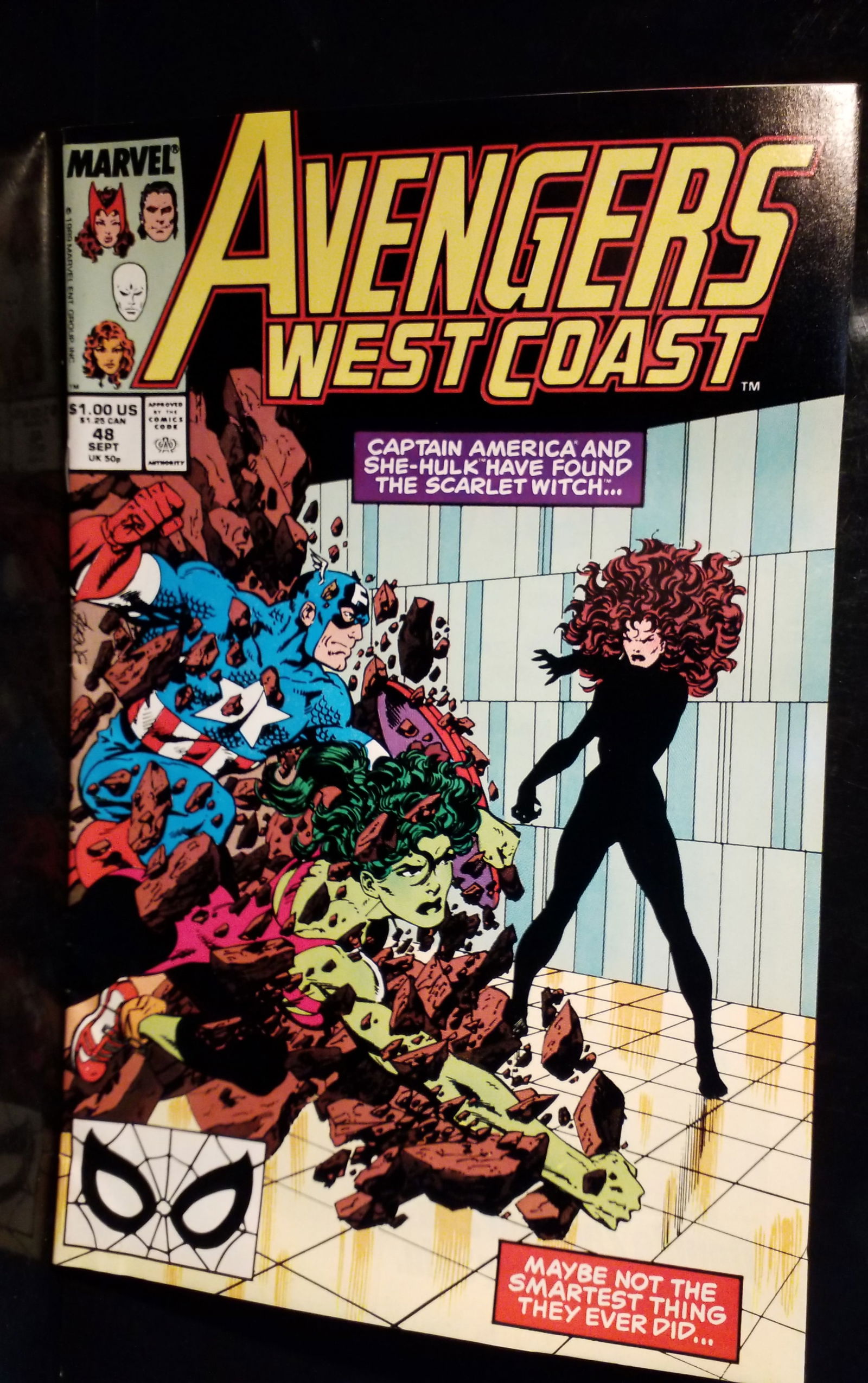 Avengers West Coast #48 1989 Marvel Comics High Grade Comic Book VF+-NM: A Higher Grade comic. Although we are not comic book graders the majority of the comic books in this sale are in exceptional condition. All Comics come bagged and boarded, Please view pictures. Comic