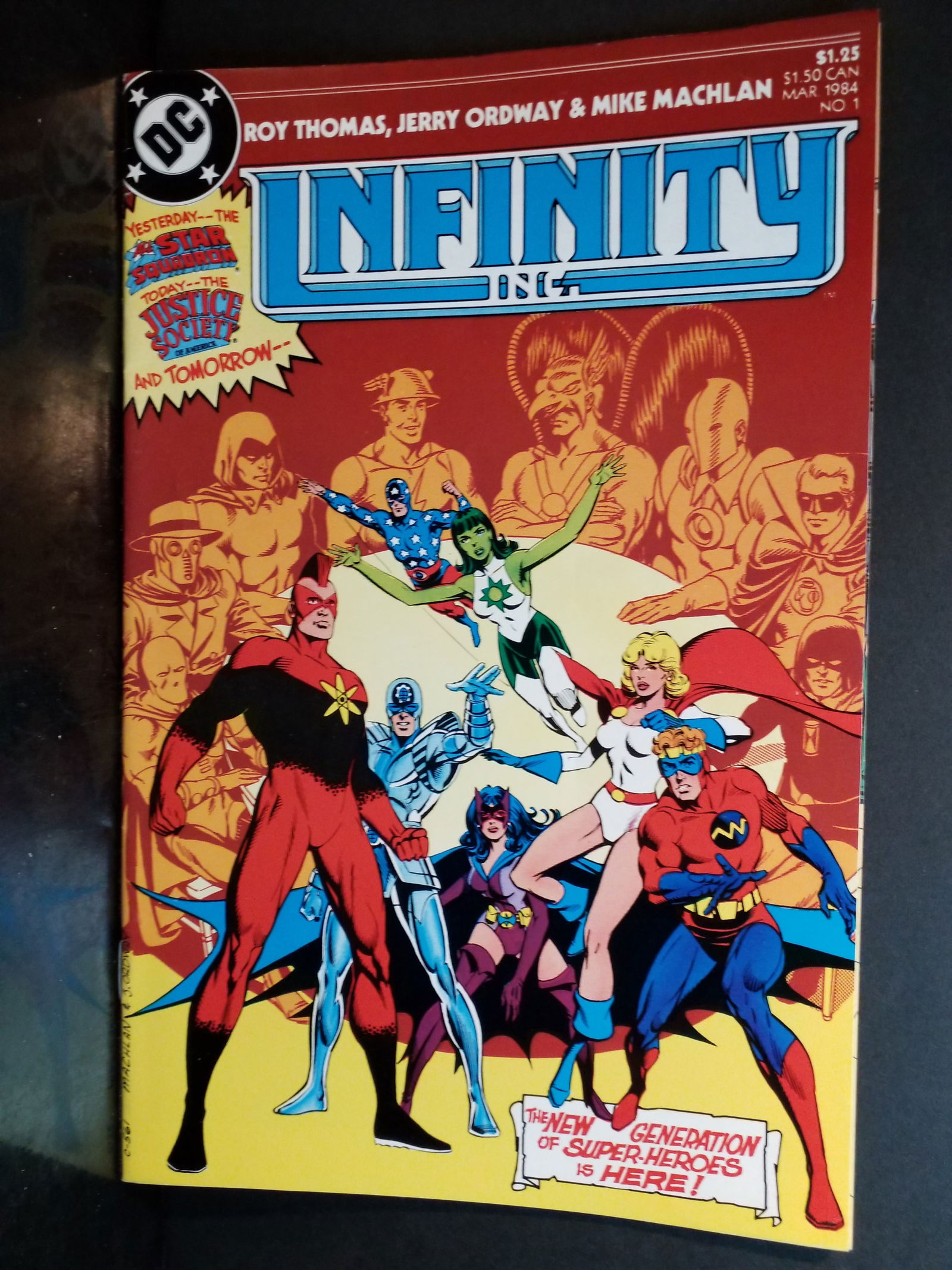 Infinity Inc. #1 Vol. 1 1984 DC Comics VF+-NM: A Higher Grade comic. Although we are not comic book graders the majority of the comic books in this sale are in exceptional condition. All Comics come bagged and boarded, Please view pictures. Comic