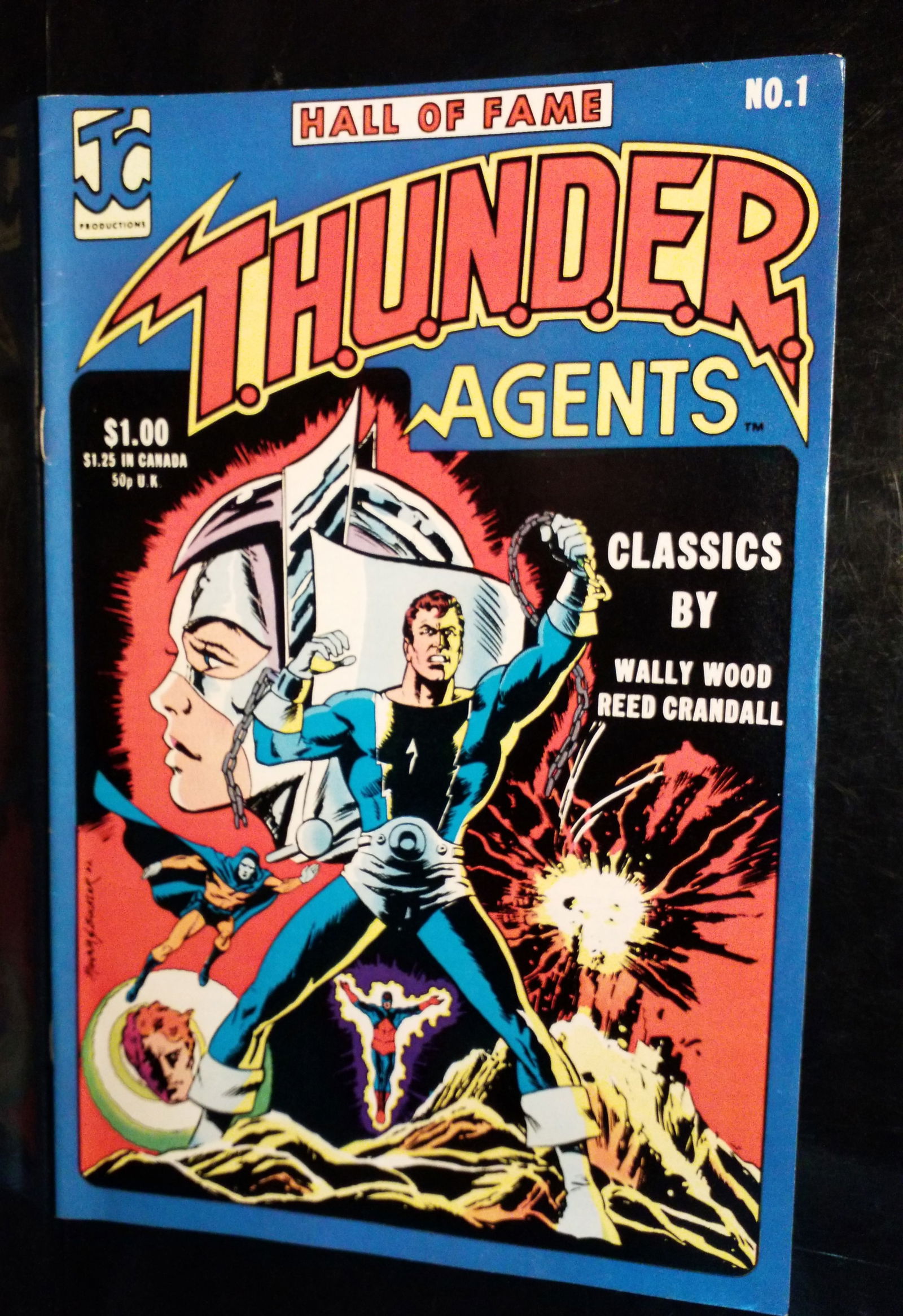 Hall of Fame Thunder Agents #1 VG/FN 1983 Wally Wood JC Production Comics VF+-NM: A Higher Grade comic. Although we are not comic book graders the majority of the comic books in this sale are in exceptional condition. All Comics come bagged and boarded, Please view pictures. Comic