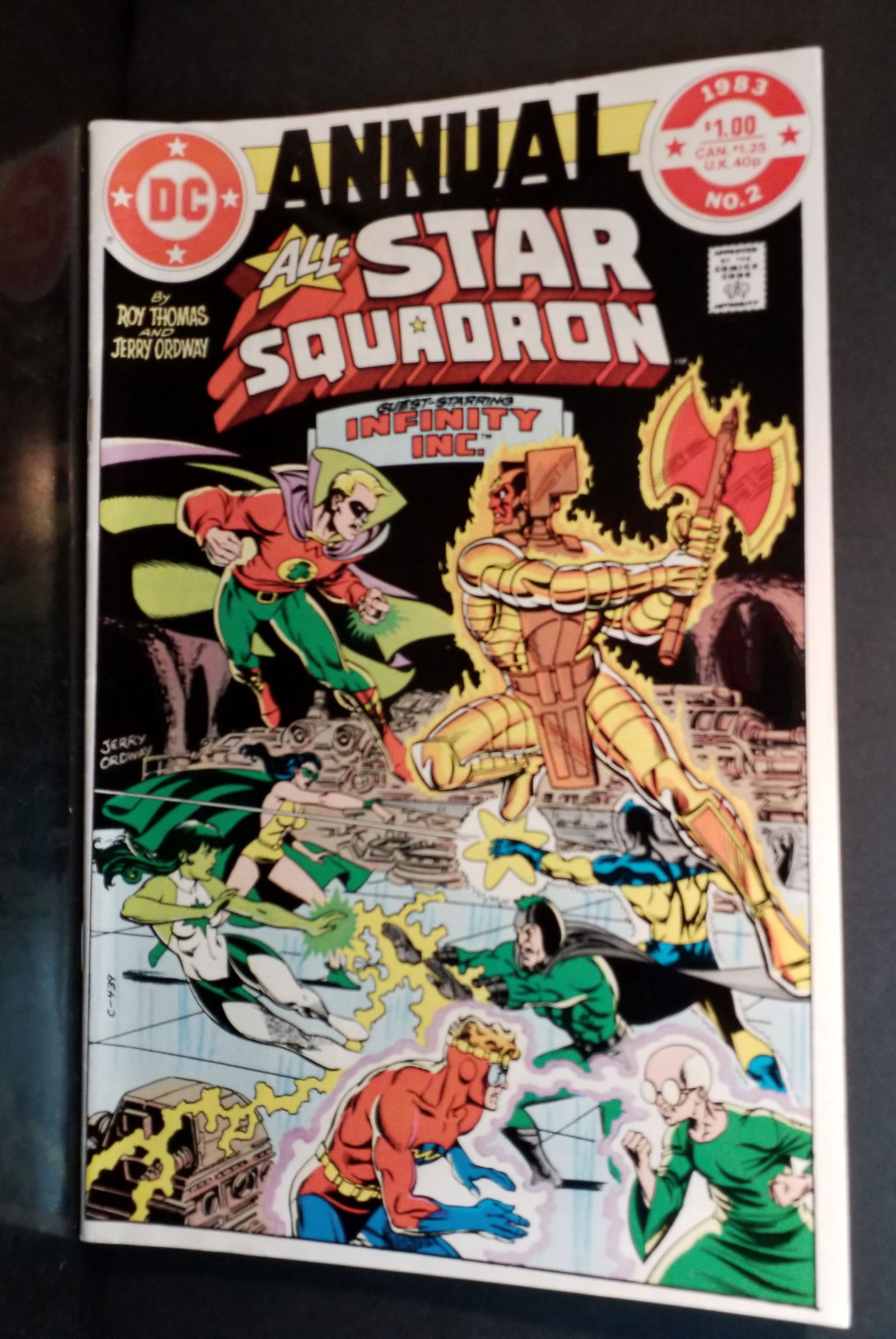 All-Star Squadron Annual #2 1983 DC Comics Newsstand Annual High Grade VF+-NM: A Higher Grade comic. Although we are not comic book graders the majority of the comic books in this sale are in exceptional condition. All Comics come bagged and boarded, Please view pictures. Comic