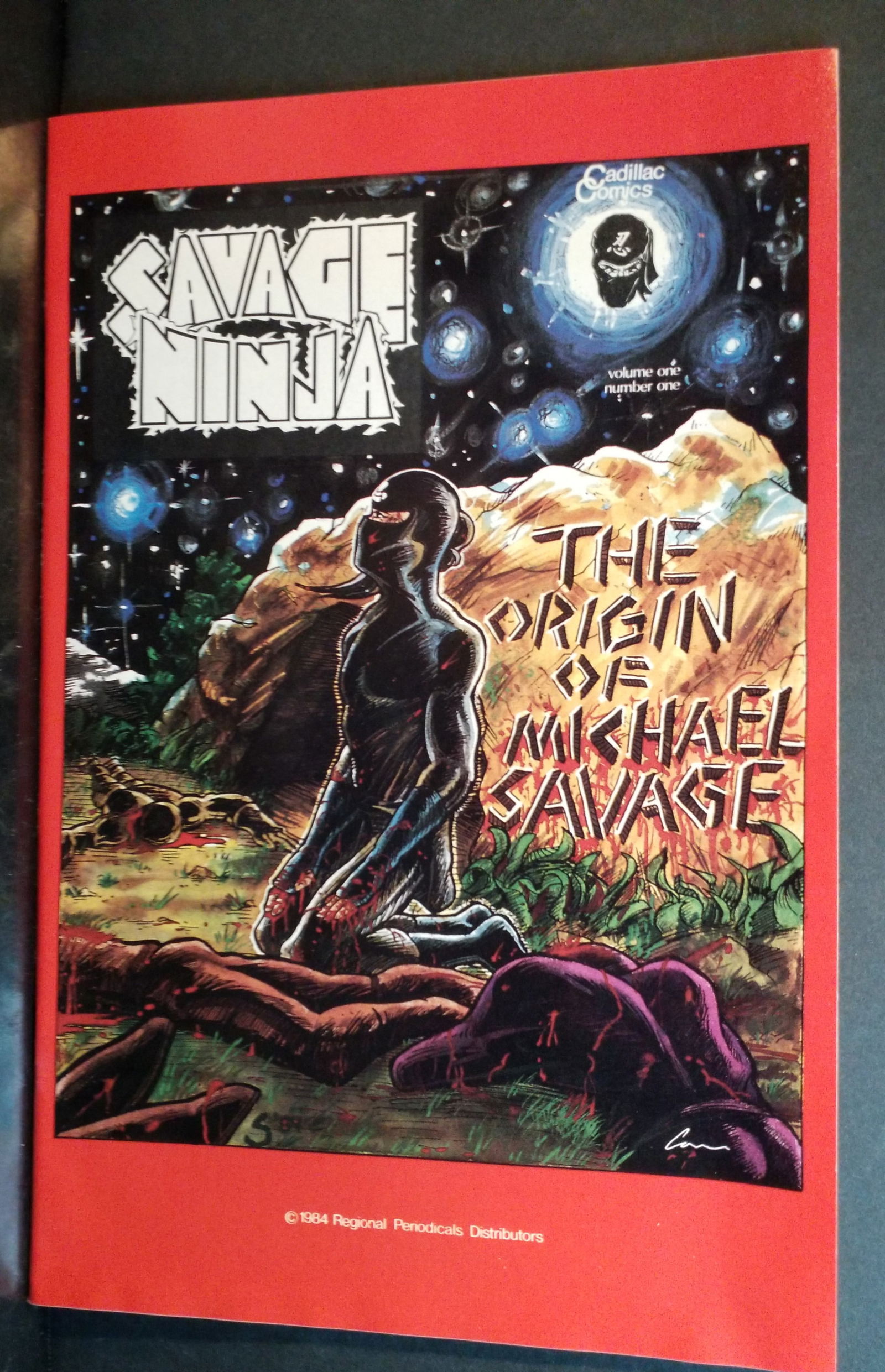 Savage Ninja #1 The Origin of Michael Savage, Cadillac Comics February 1985 VF+-NM: A Higher Grade comic. Although we are not comic book graders the majority of the comic books in this sale are in exceptional condition. All Comics come bagged and boarded, Please view pictures. Comic