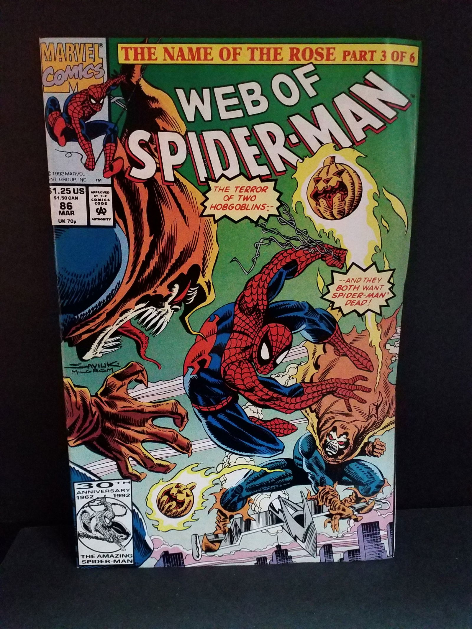 WEB OF SPIDER-MAN #86 1st Appearance of Demogoblin VF+-NM: A Higher Grade comic. Although we are not comic book graders the majority of the comic books in this sale are in exceptional condition. All Comics come bagged and boarded, Please view pictures. Comic