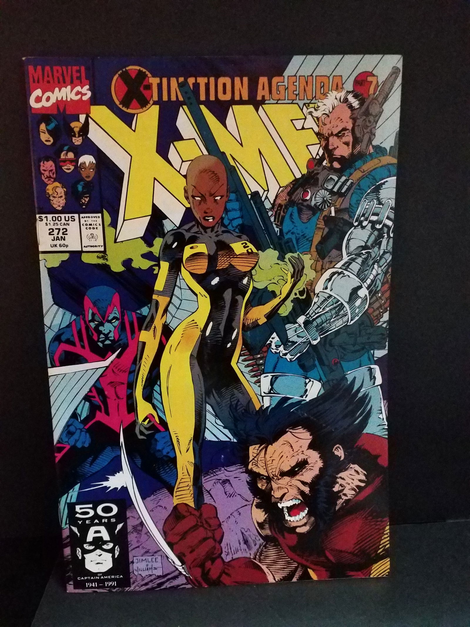 Marvel Uncanny X-Men #272 Comic Book January 1991 the X-Tinction Agenda Jim Lee VF+ - NM: A Higher Grade comic. Although we are not comic book graders the majority of the comic books in this sale are in exceptional condition. All Comics come bagged and boarded, Please view pictures. Comic