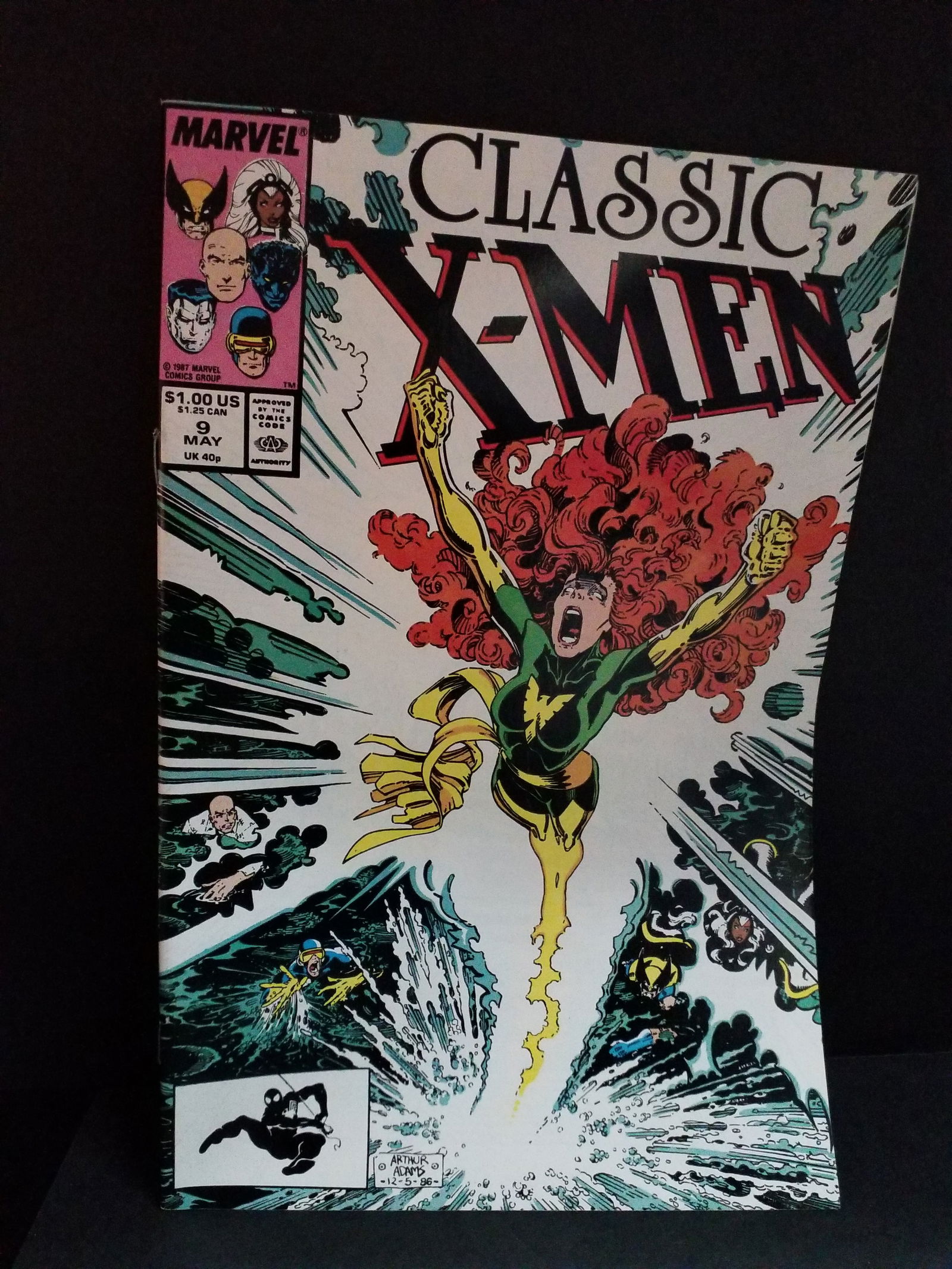 CLASSIC X-MEN #9 Marvel, 1987 1st App Phoenix Comic Book VF+ - NM: A Higher Grade comic. Although we are not comic book graders the majority of the comic books in this sale are in exceptional condition. All Comics come bagged and boarded, Please view pictures. Comic