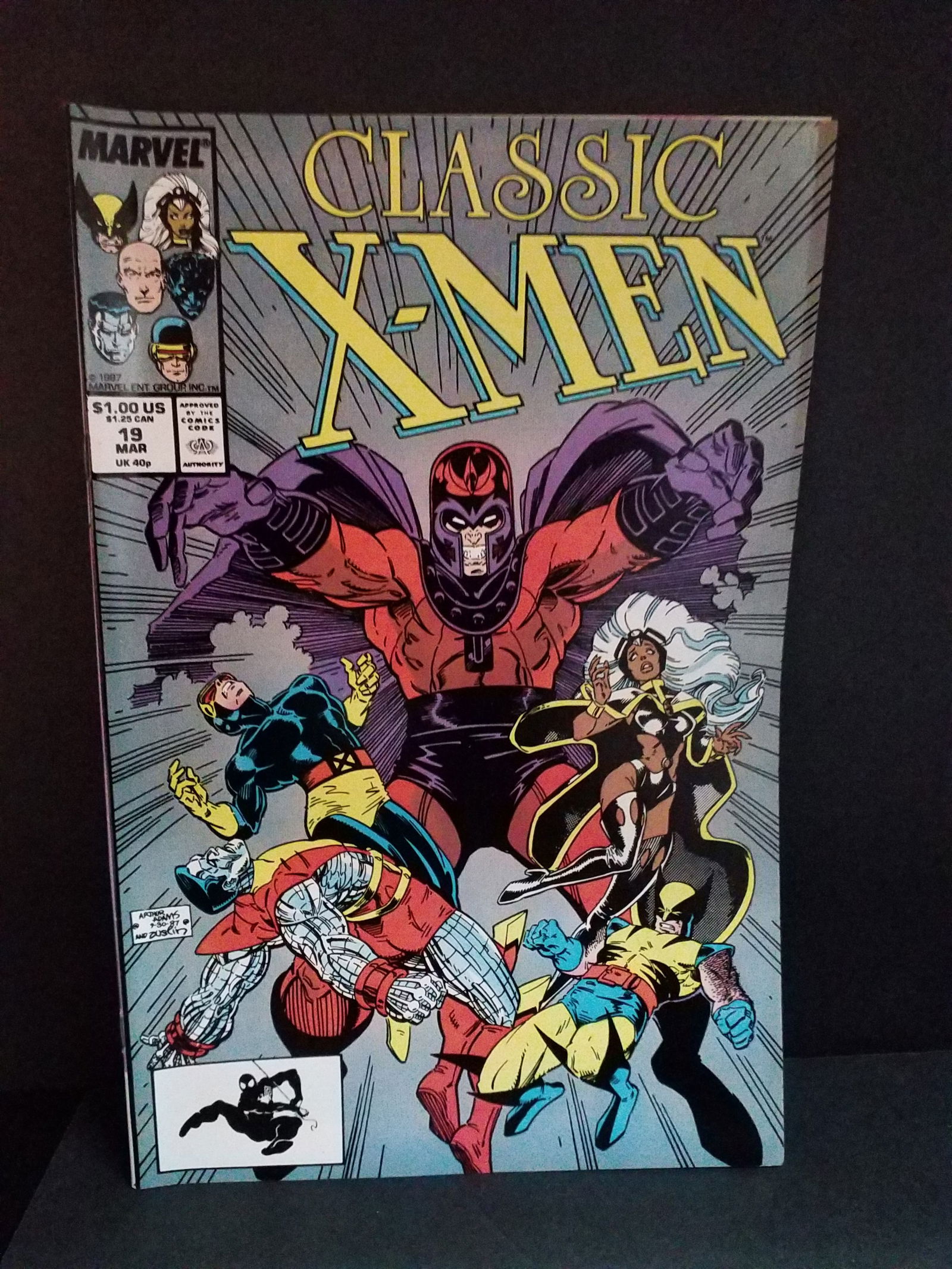 Classic X-Men #19 Direct Market Edition 1988 Marvel Comics Book VF+ - NM (1 of 2)