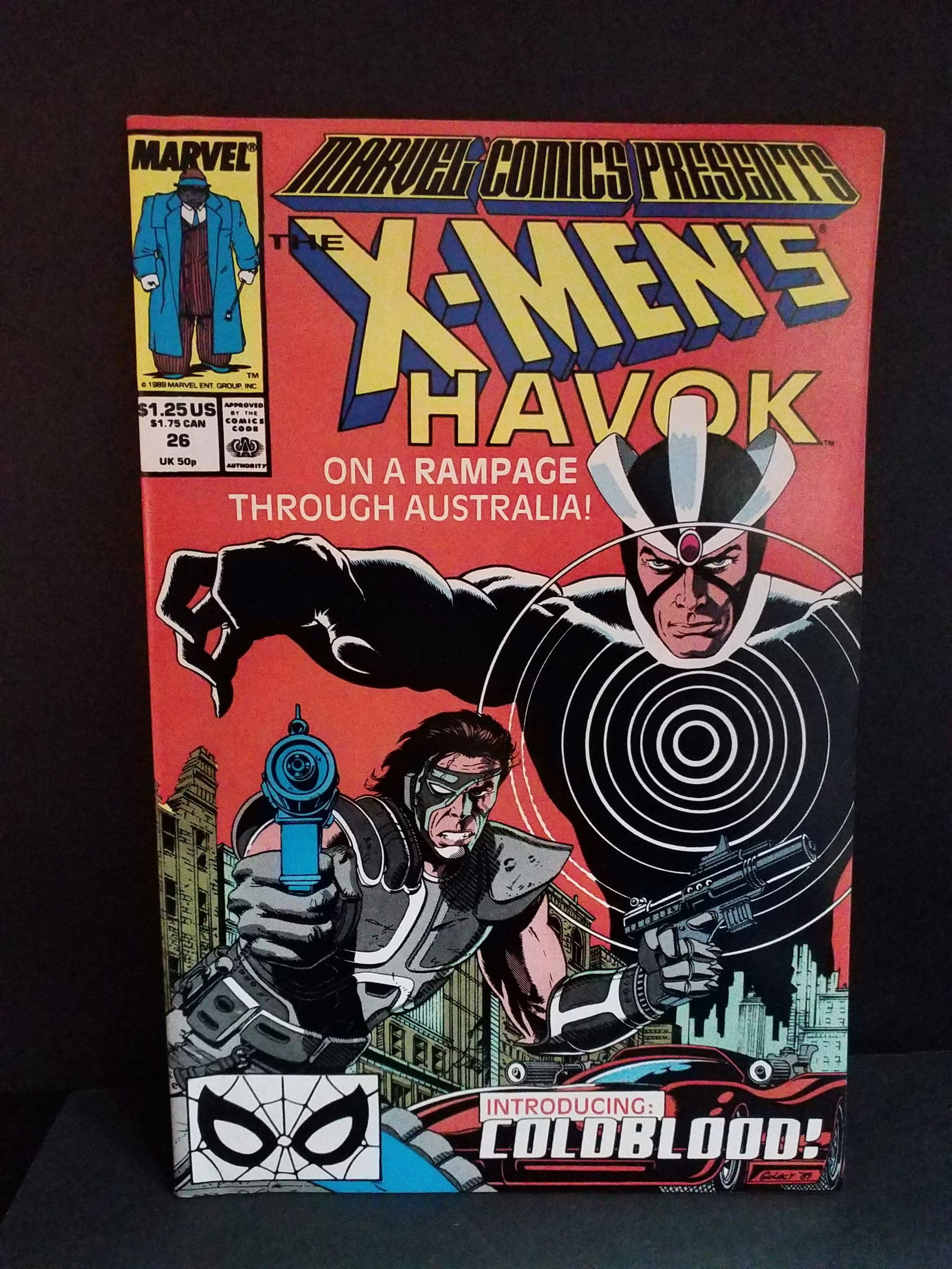 Marvel Comics Presents #26 Direct 1989 X-Men’s Havok 1st appearance Coldblood VF+ - NM: A Higher Grade comic. Although we are not comic book graders the majority of the comic books in this sale are in exceptional condition. All Comics come bagged and boarded, Please view pictures. Comic