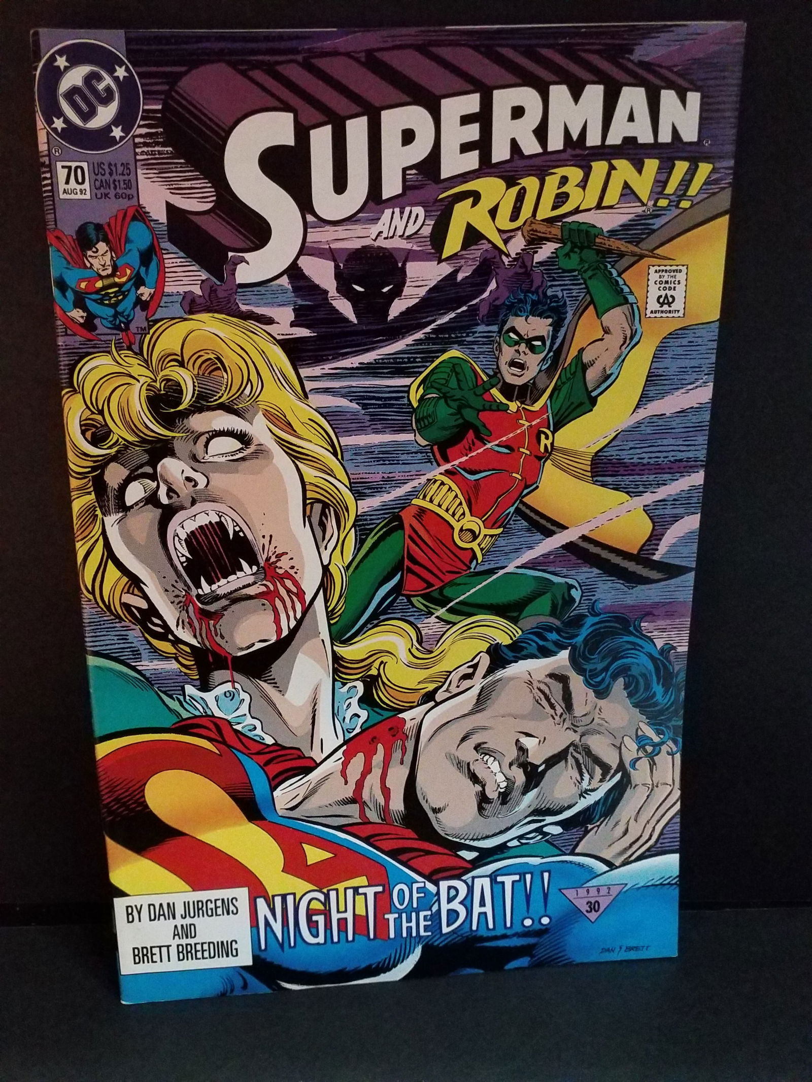 Dc Comics Superman And Robin # 70 Night Of The Bat VF+ - NM: A Higher Grade comic. Although we are not comic book graders the majority of the comic books in this sale are in exceptional condition. All Comics come bagged and boarded, Please view pictures. Comic
