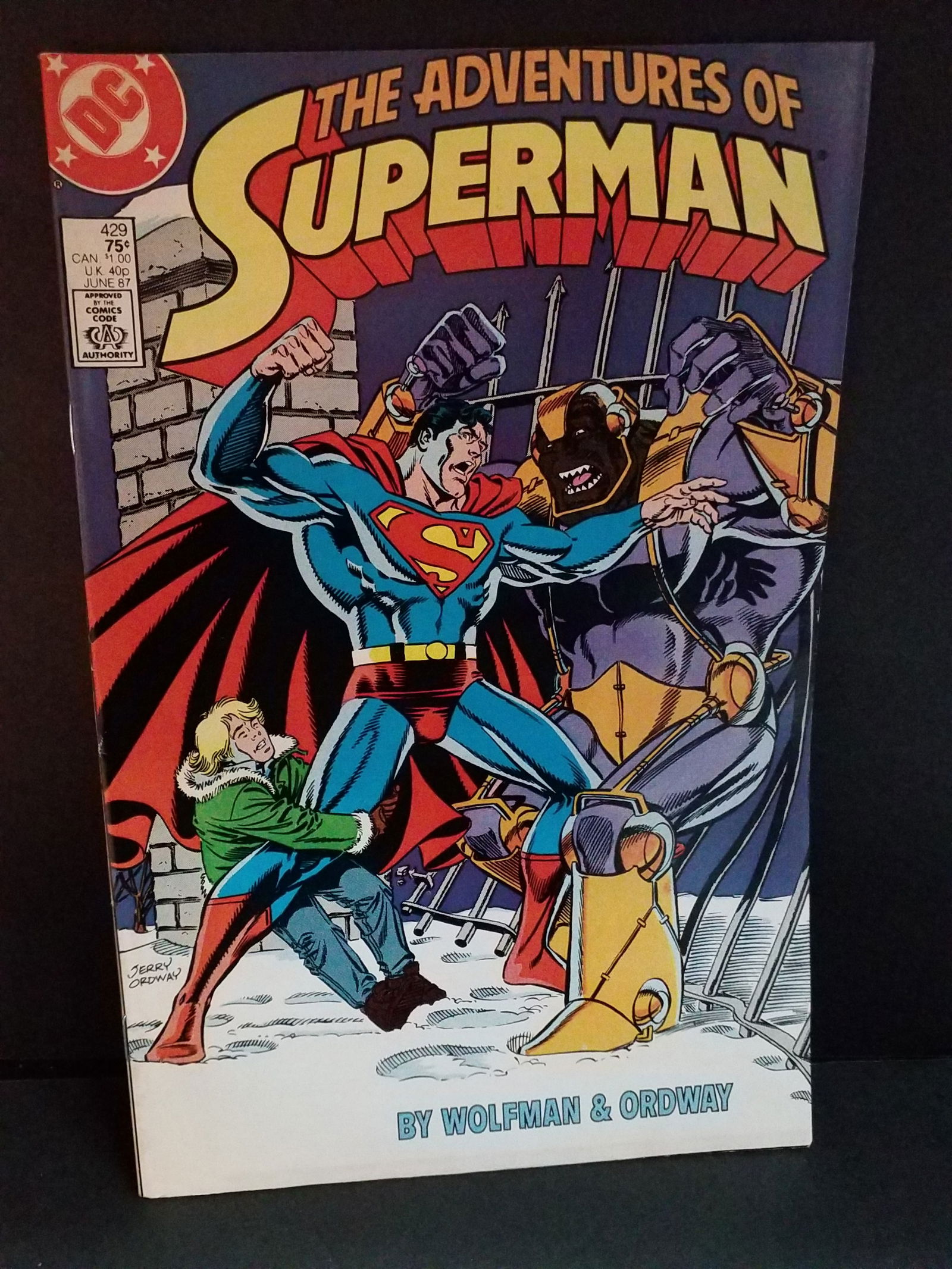 Adventures of Superman #429 Vol. 1 1987 DC Comics High Grade VF+ - NM (1 of 2)