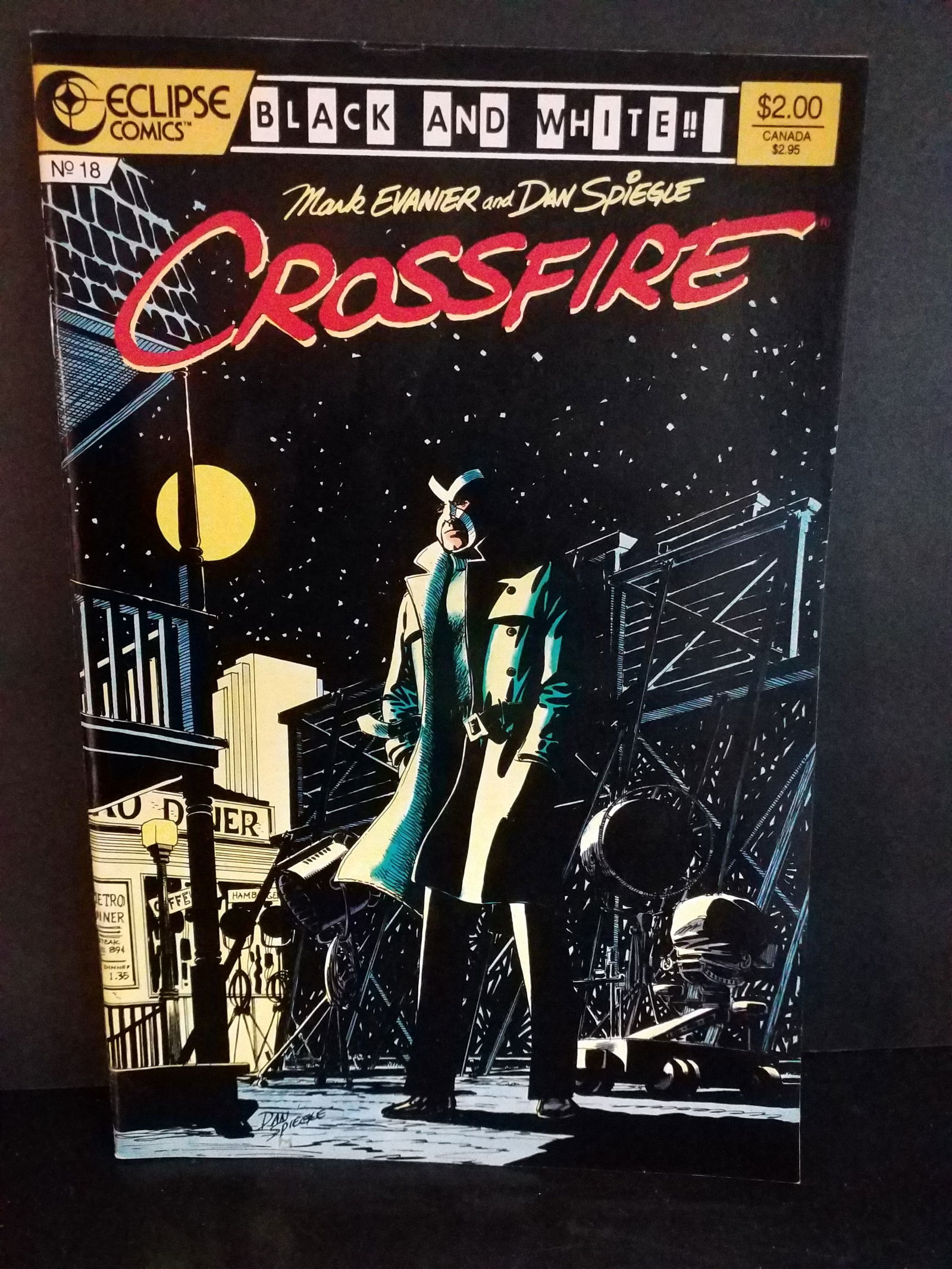 Crossfire #18 1987 Eclipse Comics Higher Grade VF+-NM: A Higher Grade comic. Although we are not comic book graders the majority of the comic books in this sale are in exceptional condition. All Comics come bagged and boarded, Please view pictures. Comic