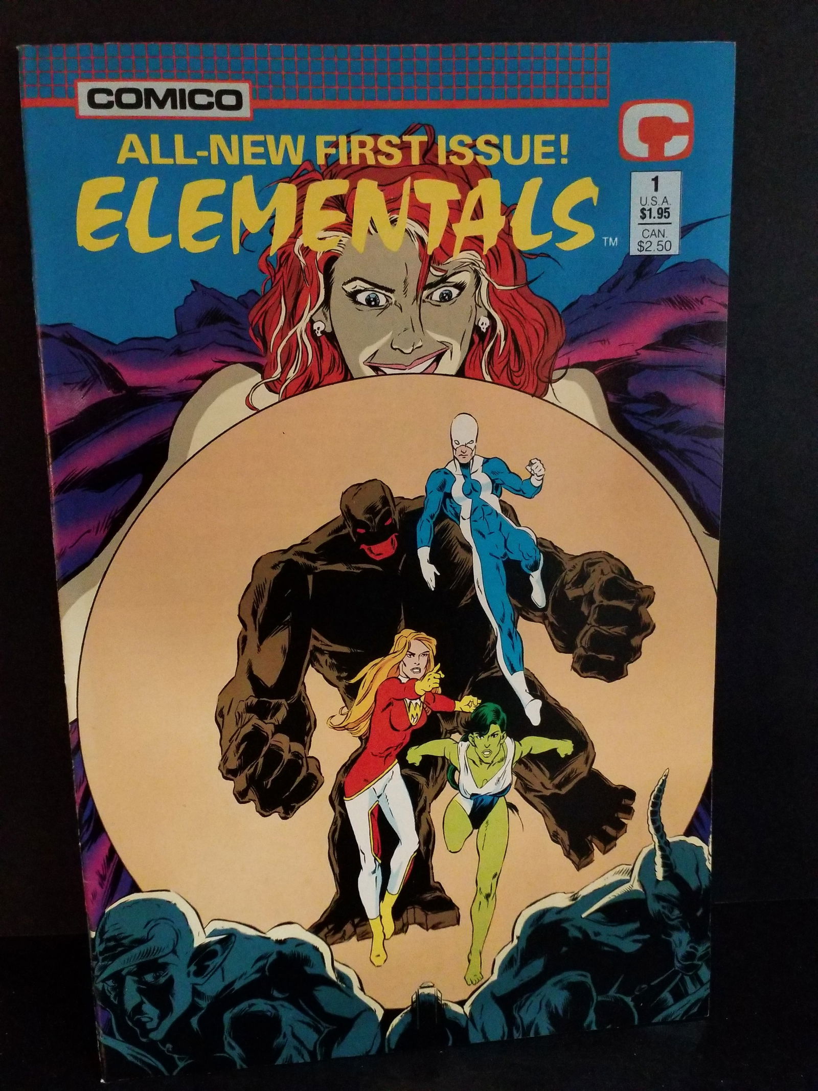 All New First Issue Elementals #1 Comico Comics High Grade VF+-NM: A Higher Grade comic. Although we are not comic book graders the majority of the comic books in this sale are in exceptional condition. All Comics come bagged and boarded, Please view pictures. Comic