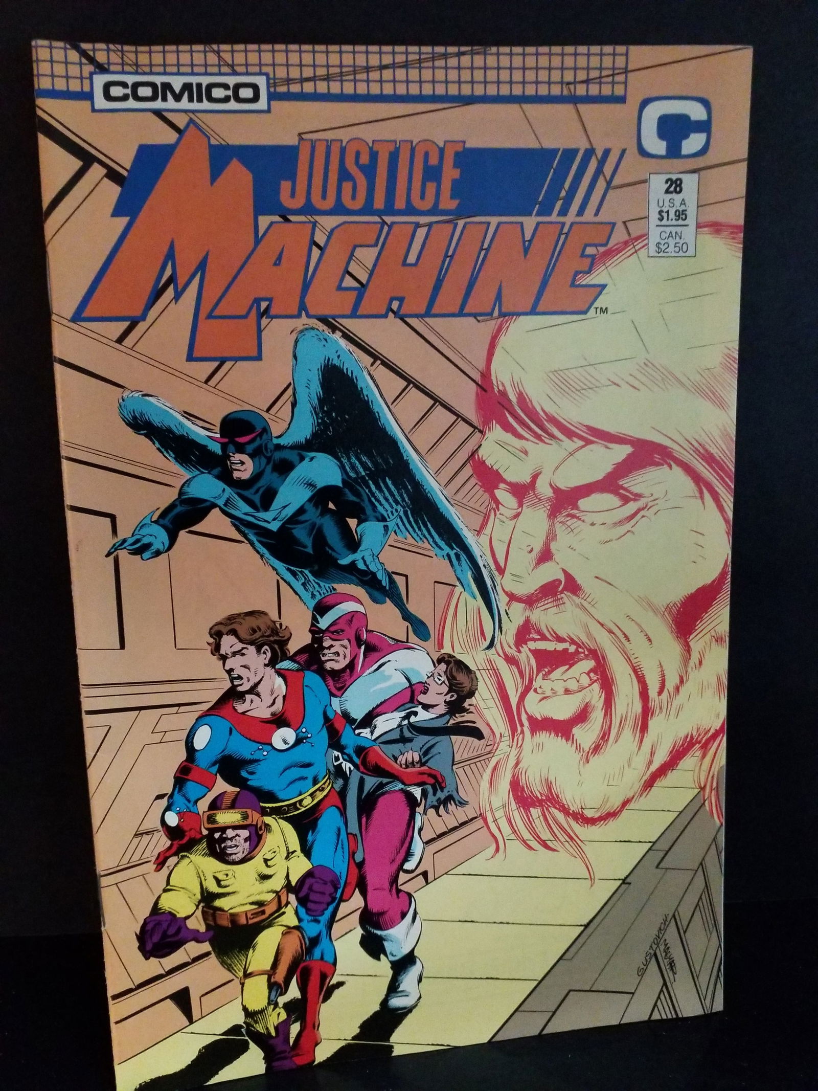 JUSTICE MACHINE #28 Elementals, Comico Higher Grade VF+-NM: A Higher Grade comic. Although we are not comic book graders the majority of the comic books in this sale are in exceptional condition. All Comics come bagged and boarded, Please view pictures. Comic