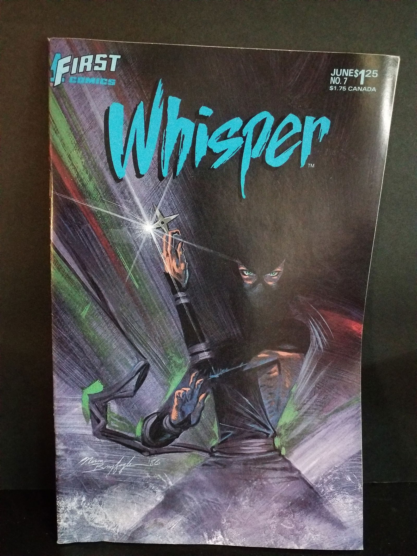 Whisper #7 First Comic Books Yakuza Bain Cynthia Whitlock Higher Grade VF+-NM: A Higher Grade comic. Although we are not comic book graders the majority of the comic books in this sale are in exceptional condition. All Comics come bagged and boarded, Please view pictures. Comic