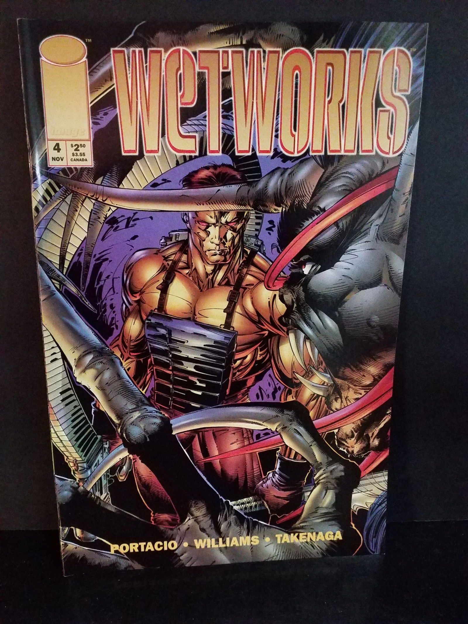 Wetworks #4 Takenaga Portacio! X-Men X-Factor DC Punisher Stone Higher Grade VF+-NM: A Higher Grade comic. Although we are not comic book graders the majority of the comic books in this sale are in exceptional condition. All Comics come bagged and boarded, Please view pictures. Comic