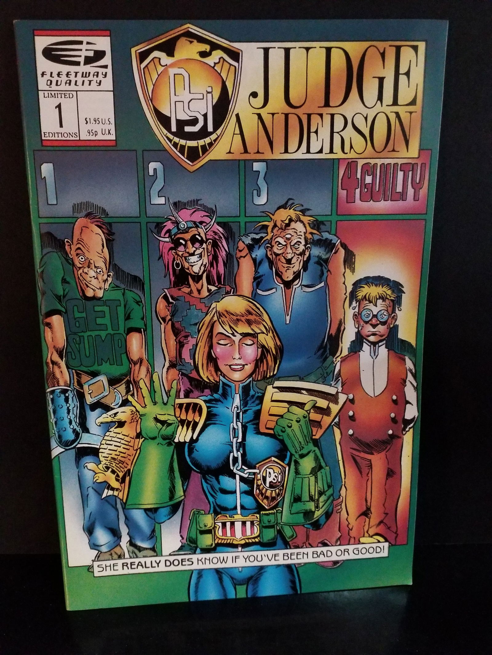 Psi-Judge Anderson #1 VF+ Fleetway Quality 1990 2000AD Dredd Higher Grade VF+-NM: A Higher Grade comic. Although we are not comic book graders the majority of the comic books in this sale are in exceptional condition. All Comics come bagged and boarded, Please view pictures. Comic