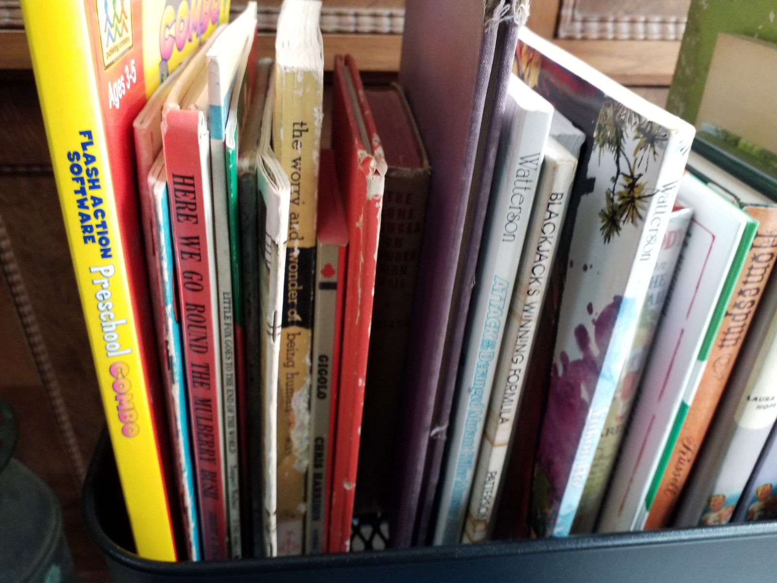 A large Cartload of Books Many Vintage Childrens and Juvenile Fiction books (1 of 16)