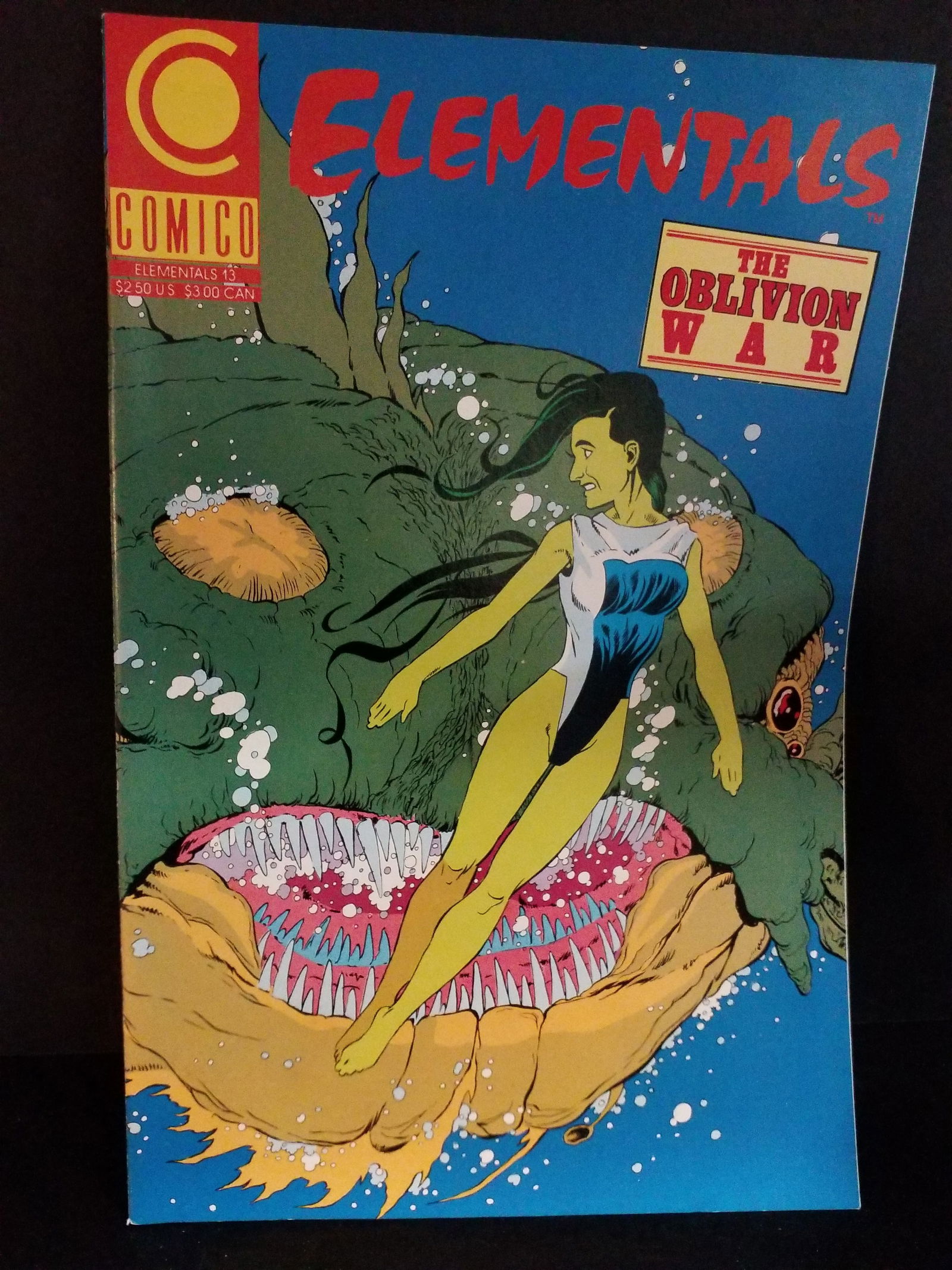 Elementals (Vol. 2) #13 COMICO Bill Willingham Oblivion War VF+/ NM: A Higher Grade comic. Although we are not comic book graders the majority of the comic books in this sale are in exceptional condition. All Comics come bagged and boarded, Please view pictures. Comic