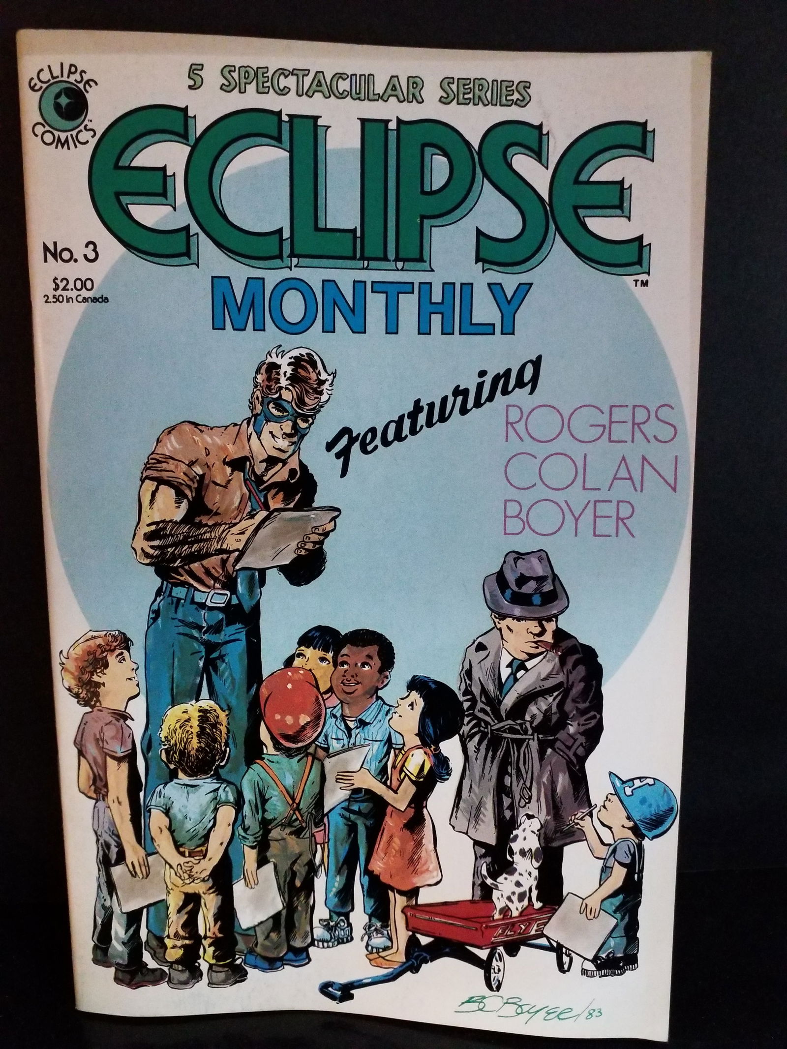 Eclipse Monthly #3 Eclipse featuring Rogers Colan Boyer Steve Ditko Static VF+/ NM: A Higher Grade comic. Although we are not comic book graders the majority of the comic books in this sale are in exceptional condition. All Comics come bagged and boarded, Please view pictures. Comic