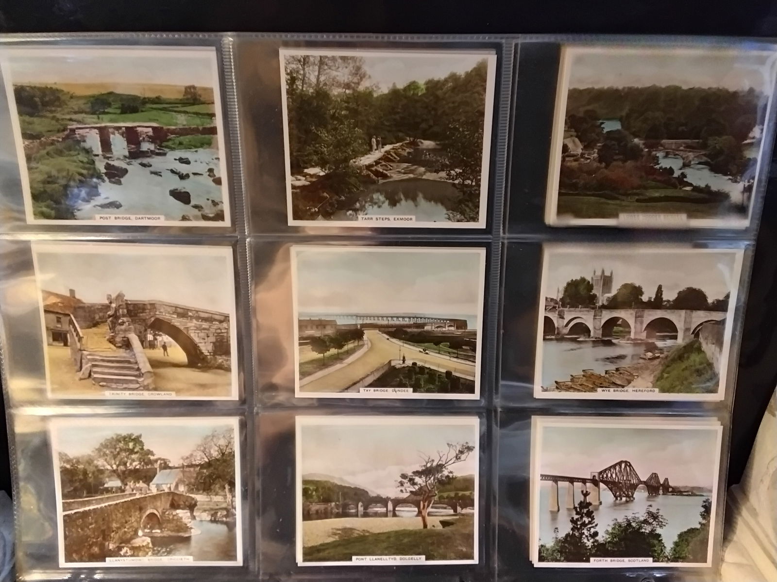 1920s Nice Near Set Hand Colored Real Photographs R J Hill Tobacco cards 42 of 48 cards: Large format beautiful collection of RJ Hill SUnripe Tobacco cards Collection Views of interest large format 1920s original cards Very Nice.