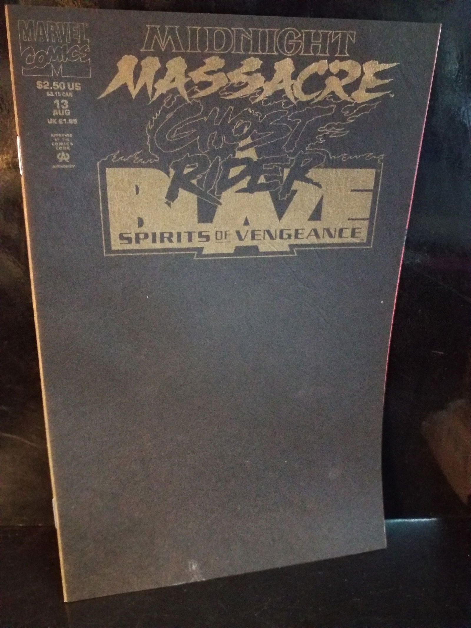 Ghost Rider Blaze Spirits of Vengeance #13 Marvel Comics Midnight Massacre VF+- NM: Adding Comics Daily to our current sale. A Higher Grade comic. Although we are not comic book graders the majority of the comic books in this sale are in exceptional condition. All Comics come bagged