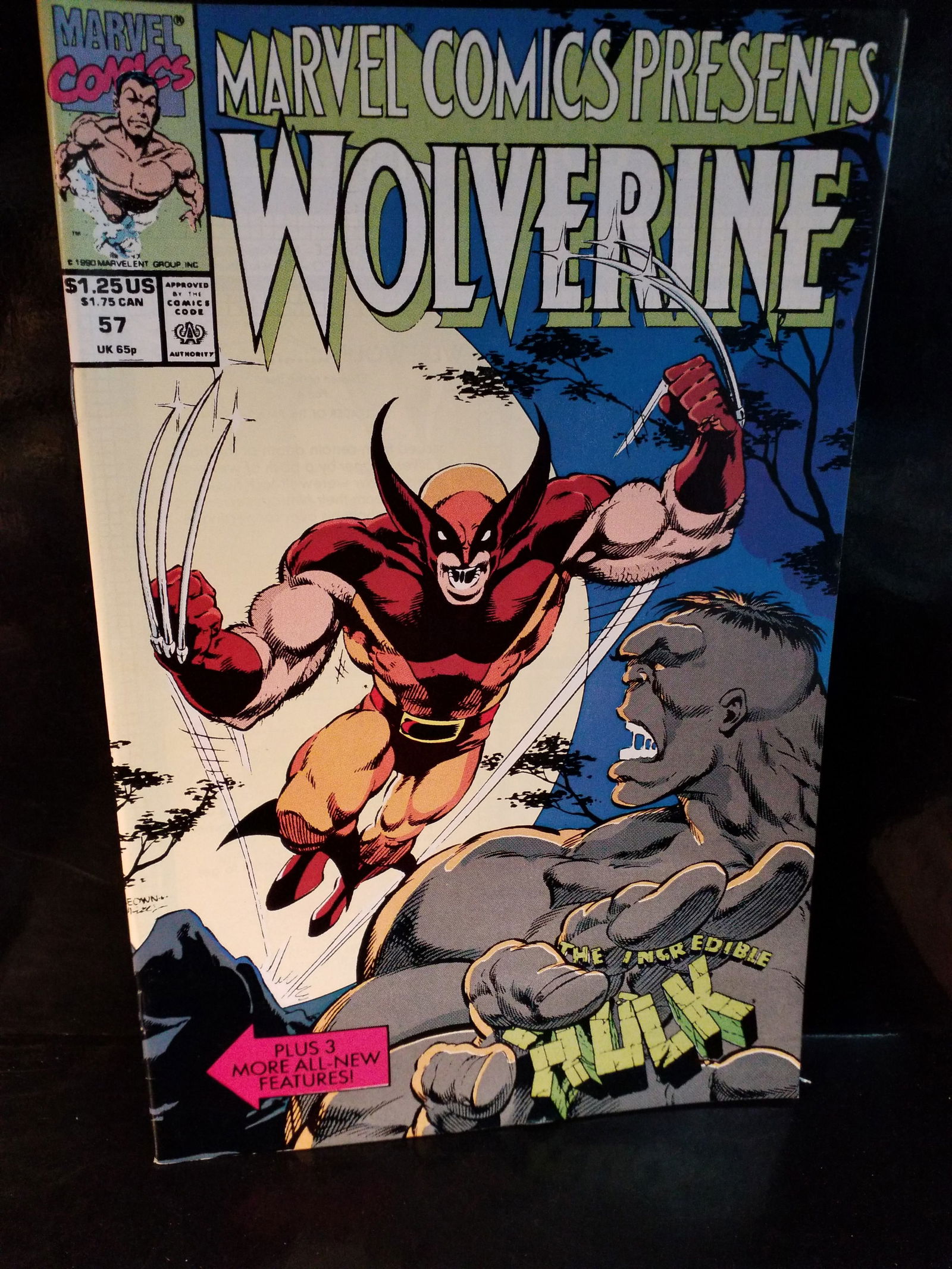 Marvel Comics Presents #57 1990 Marvel Comics Comic Book Direct Editio VF+/ NM (1 of 2)