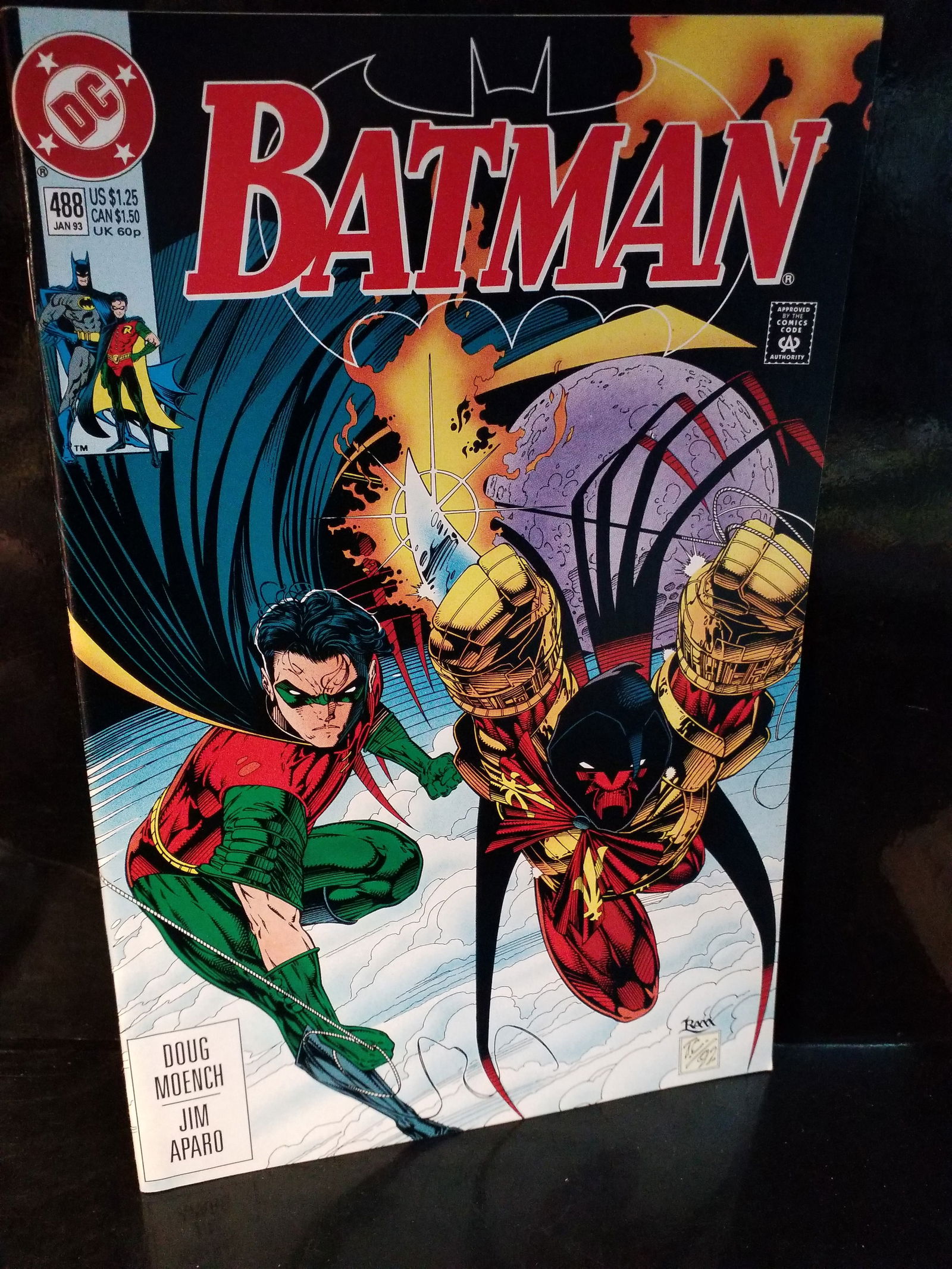 Batman #488 DC Robin Azrael Modern Age Comic Direct Charest Cover VF+/ NM: Adding Comics Daily to our current sale. A Higher Grade comic. Although we are not comic book graders the majority of the comic books in this sale are in exceptional condition. All Comics come bagged