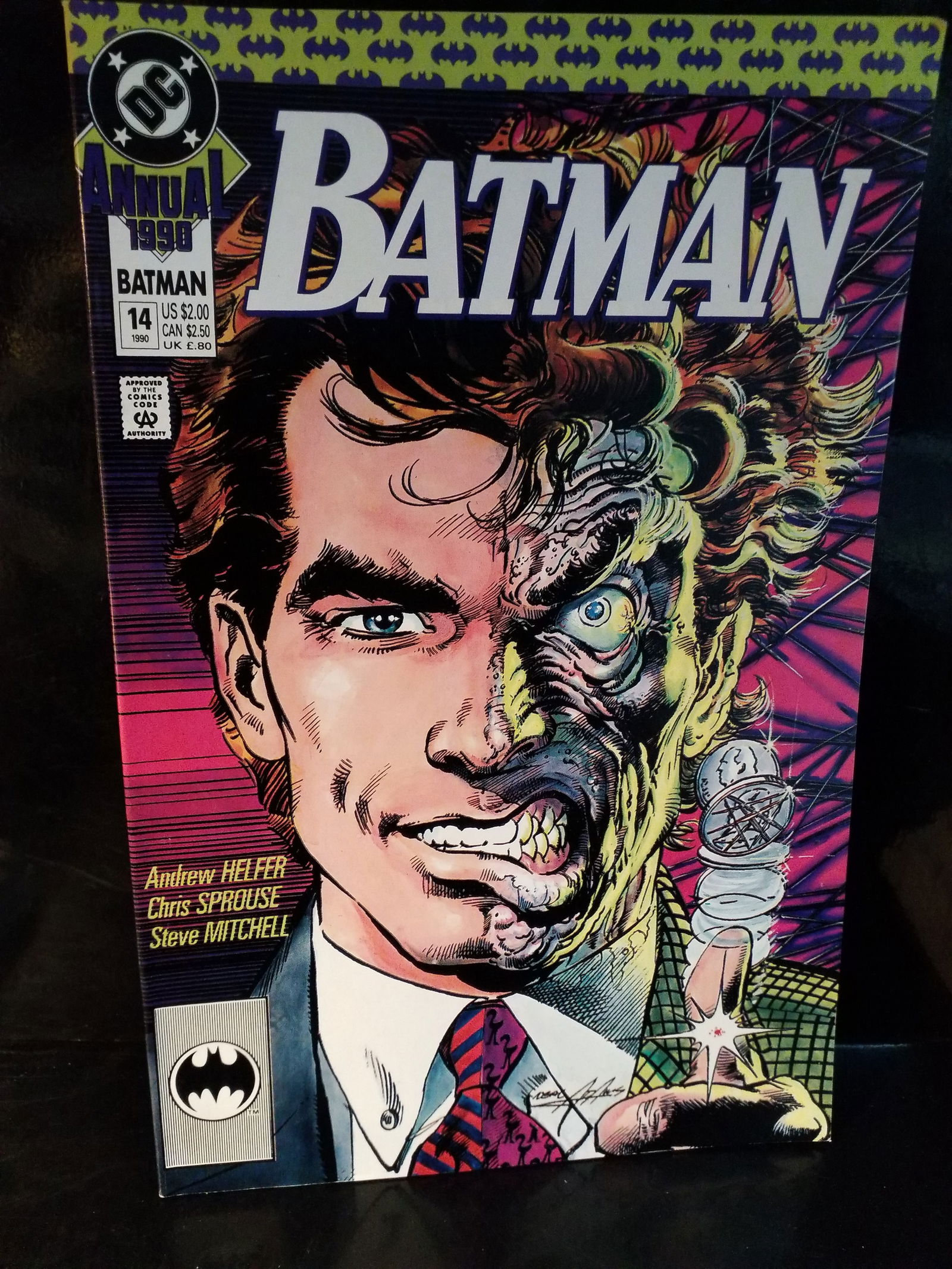 Batman Annual #14 (1990) DC Comics 1st Print Comic Book VF+/ NM (1 of 2)