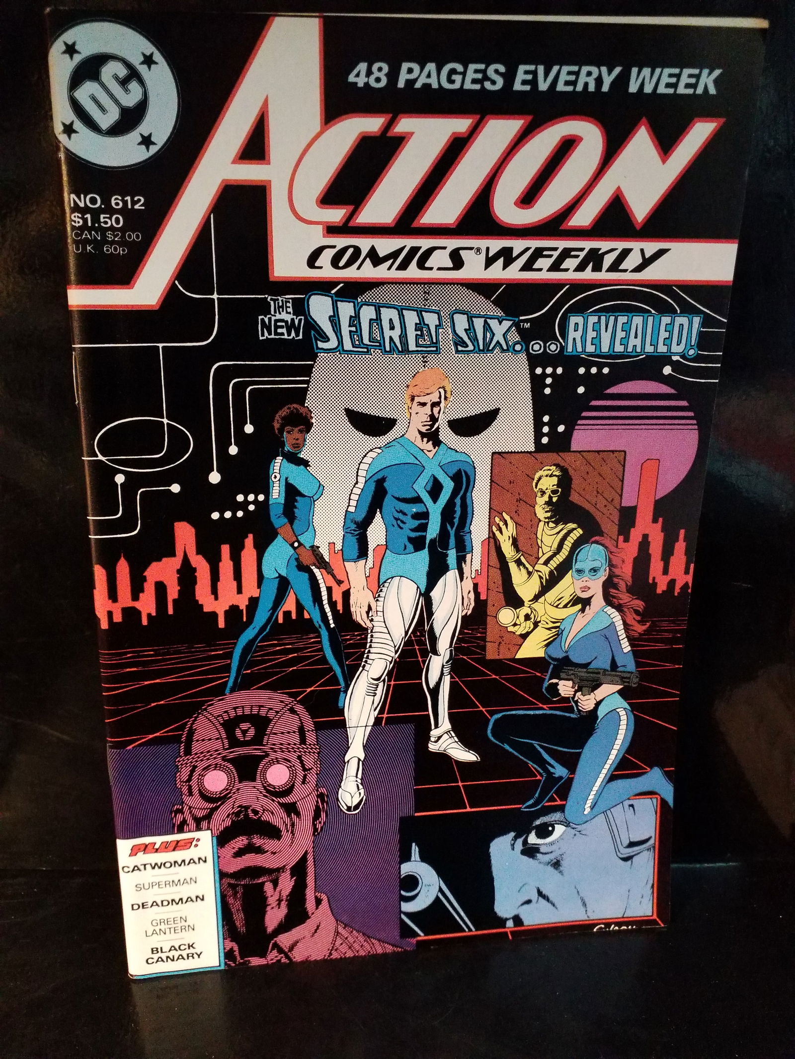Action Comics Weekly #612 Superman! Deadman! VF+/ NM: Adding Comics Daily to our current sale. A Higher Grade comic. Although we are not comic book graders the majority of the comic books in this sale are in exceptional condition. All Comics come bagged
