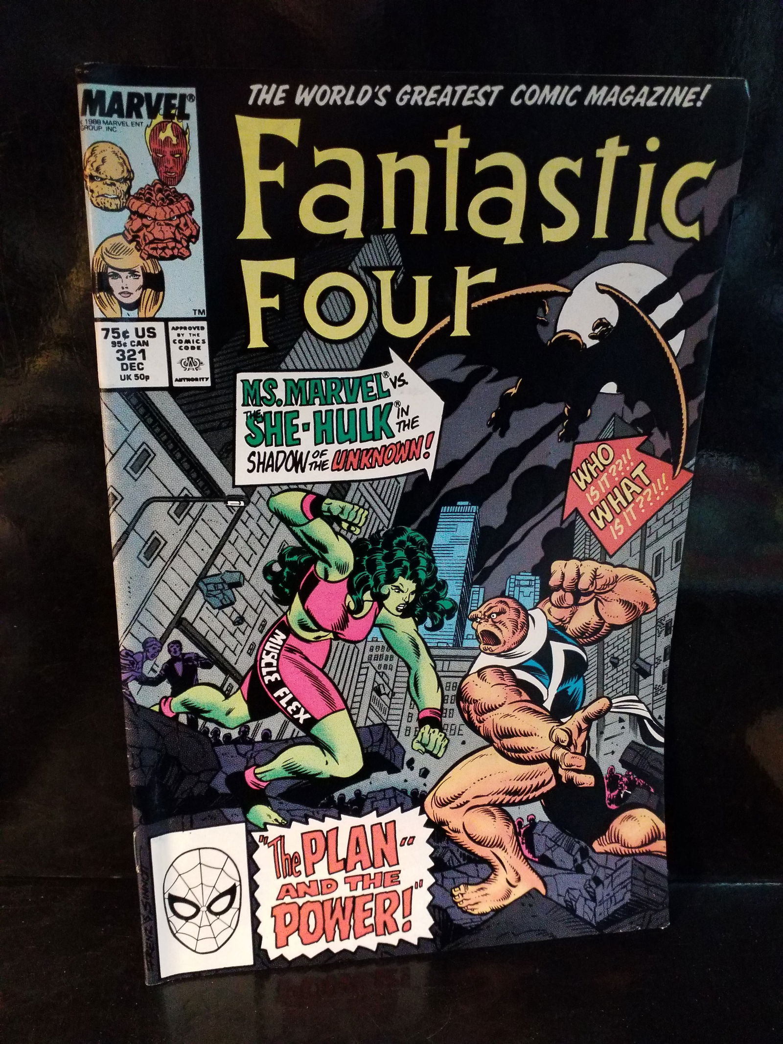 Fantastic Four #321 (1988) She-Hulk & Dragon Man Appearance VF+/NM: Adding Comics Daily to our current sale. A Higher Grade comic. Although we are not comic book graders the majority of the comic books in this sale are in exceptional condition. All Comics come bagged