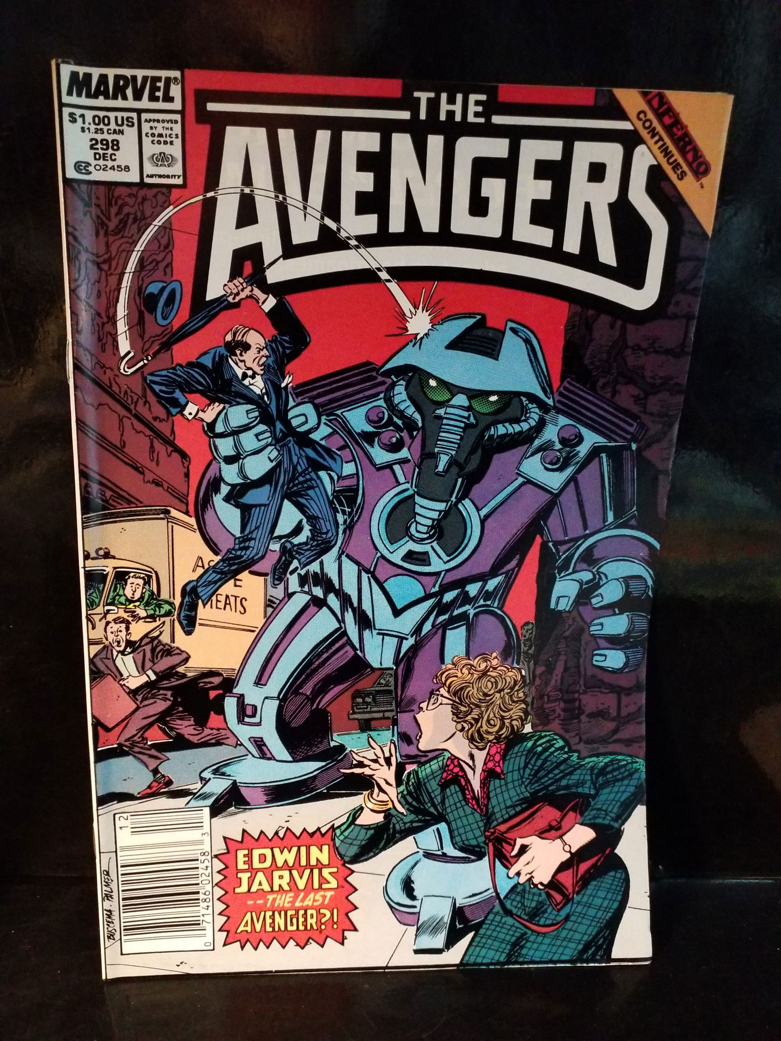 Avengers #298 1st Glory Garsen Appearance Marvel 1988 VF+/NM: Adding Comics Daily to our current sale. A Higher Grade comic. Although we are not comic book graders the majority of the comic books in this sale are in exceptional condition. All Comics come bagged