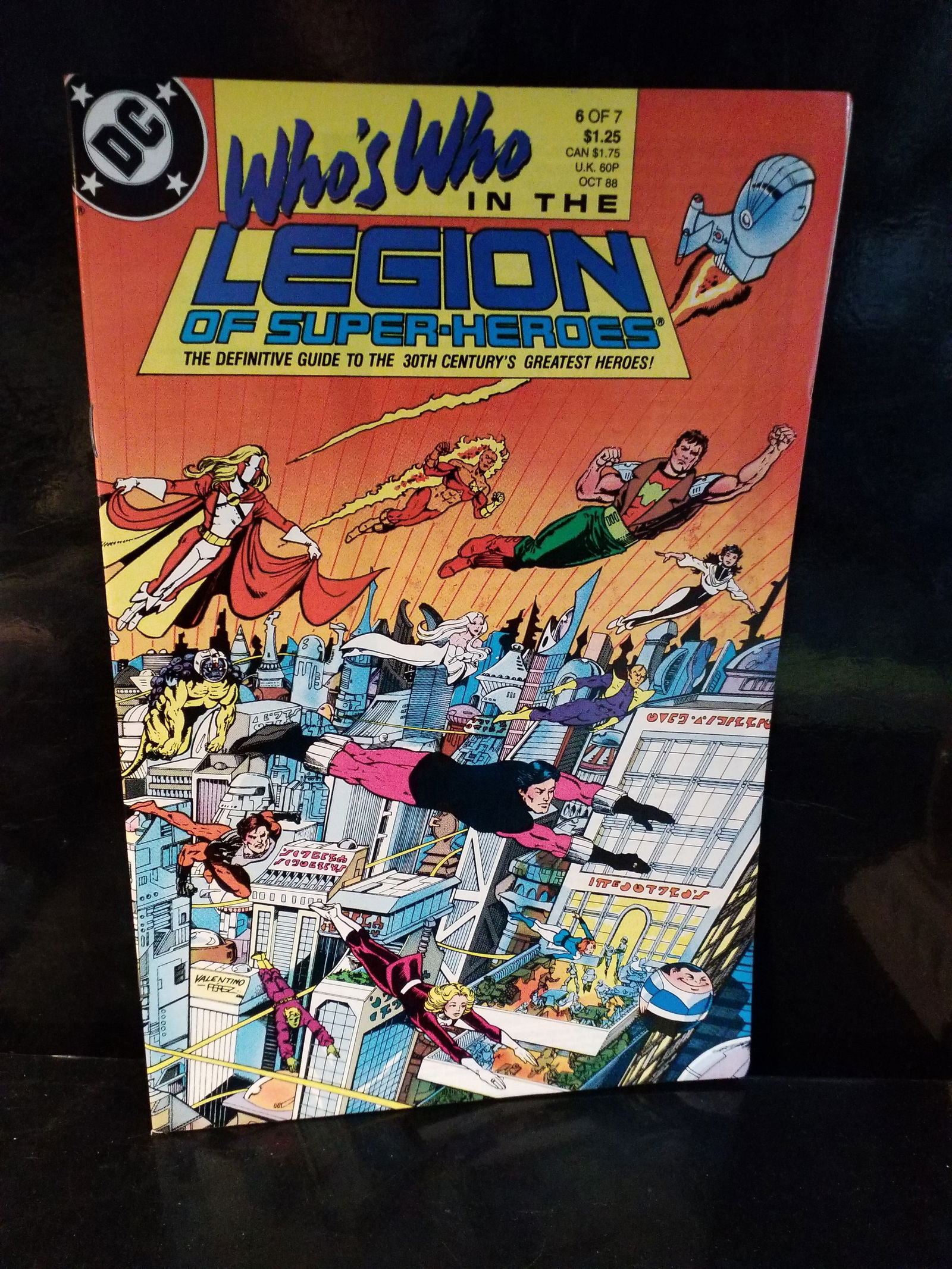 DC Comics Who's Who In The Legion Of Superheroes Number 6 of 7 October 1988 VF+/NM: Adding Comics Daily to our current sale. A Higher Grade comic. Although we are not comic book graders the majority of the comic books in this sale are in exceptional condition. All Comics come bagged