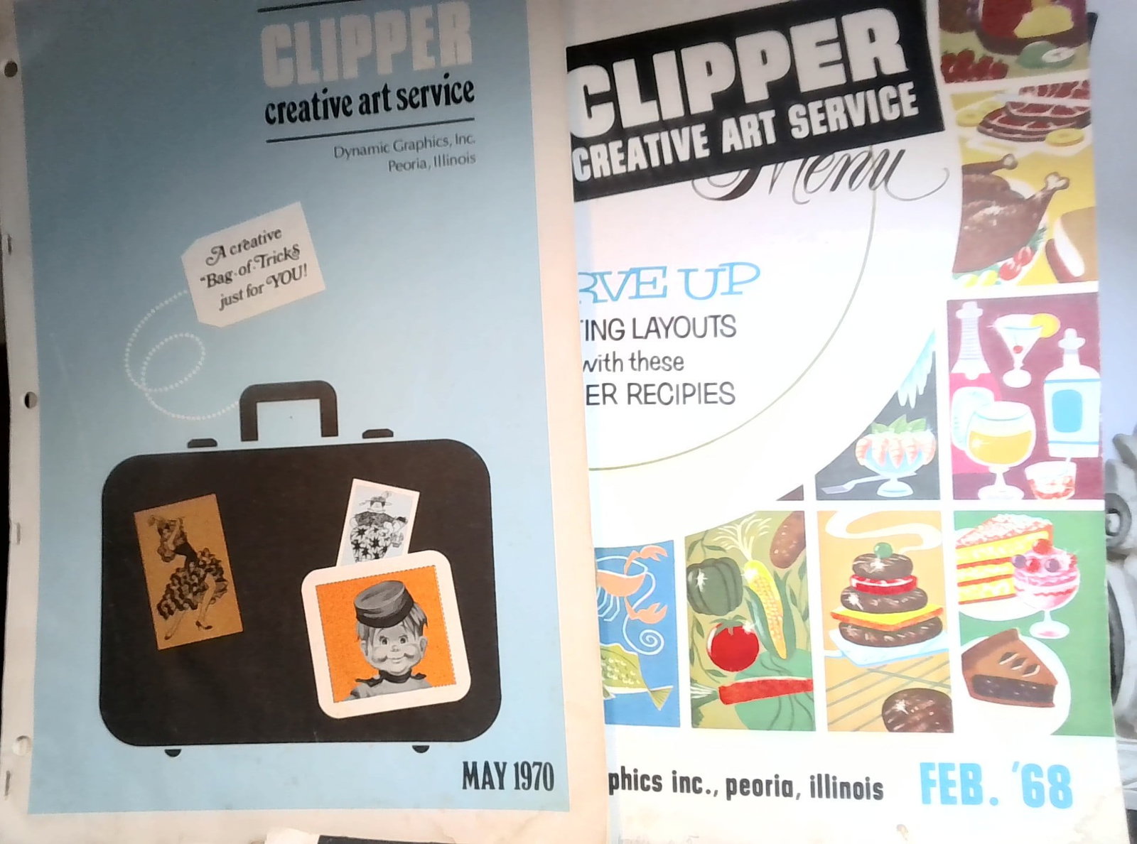 3 Clipper Art Creative Advertising Art Portfolios From 1968 1969 and 1970 Advertising Posters art (1 of 20)