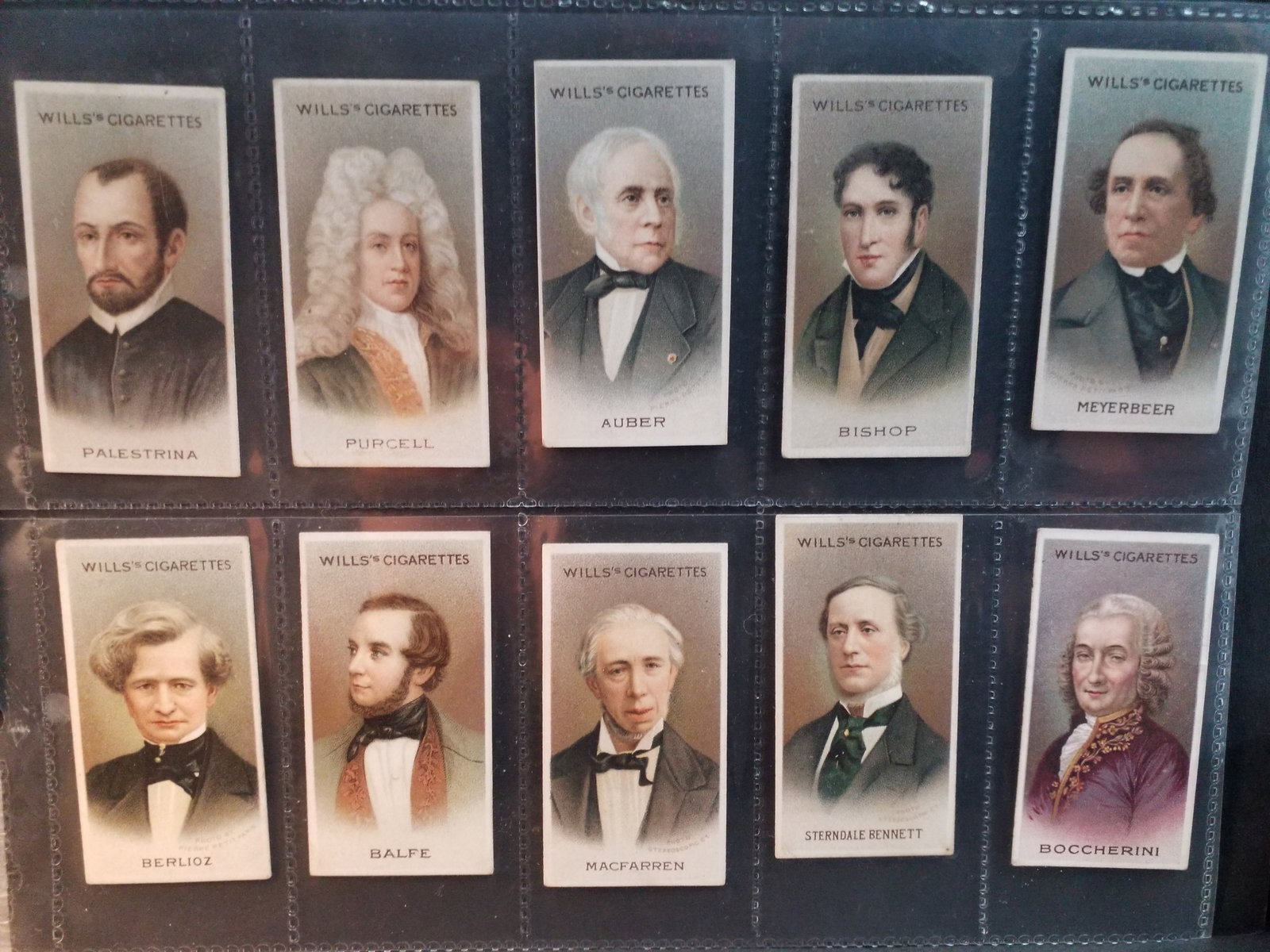 1911 Musical Celebrities 2nd Series Full 50 Cards Original Tobacco cards Set Verdi etc. (1 of 6)
