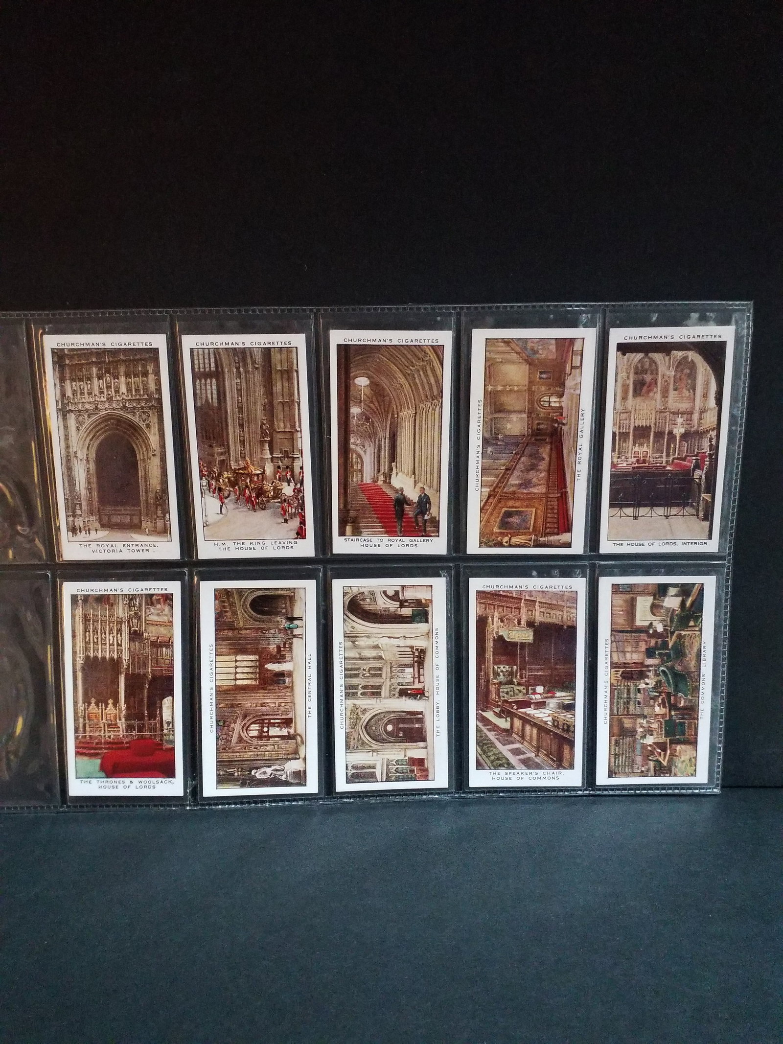 1931 Houses of Parliament and Their Story By Churchman Cigarettes Complete set of 50 Tobacco cards (1 of 3)