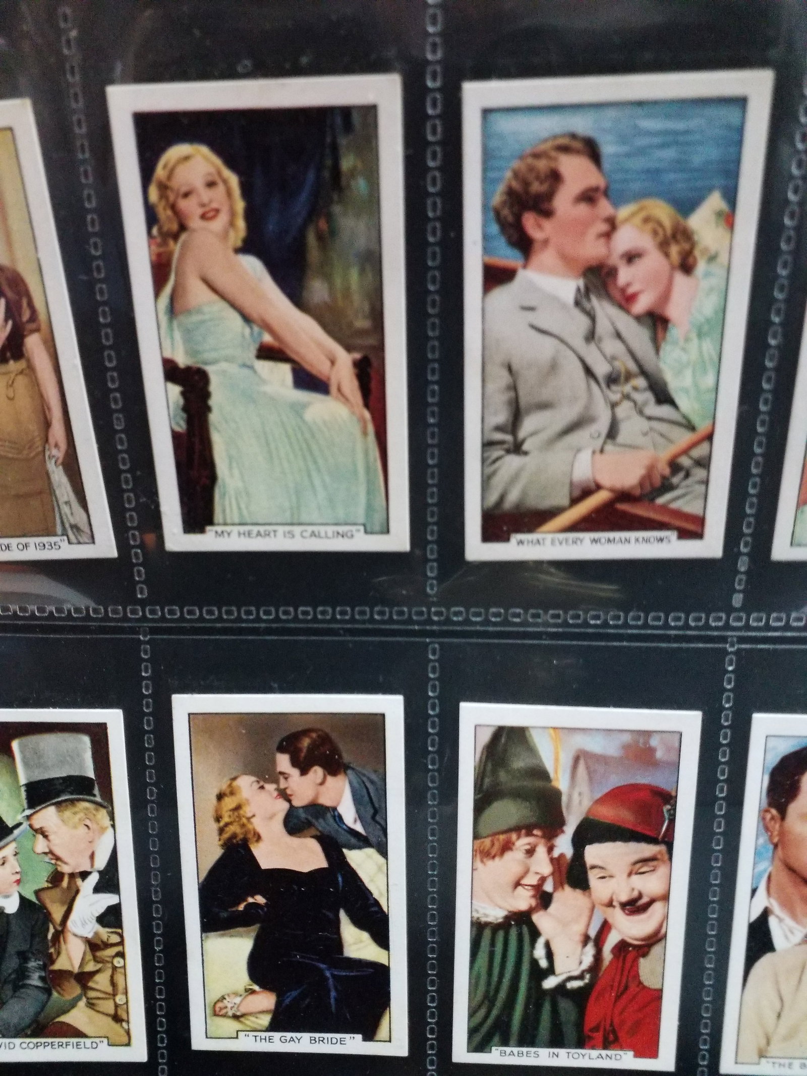 1936 Tobacco Cards Set Famous Film Scenes Gallaher Cigarette cards set of 48 cards Laurel and Hardy (1 of 7)