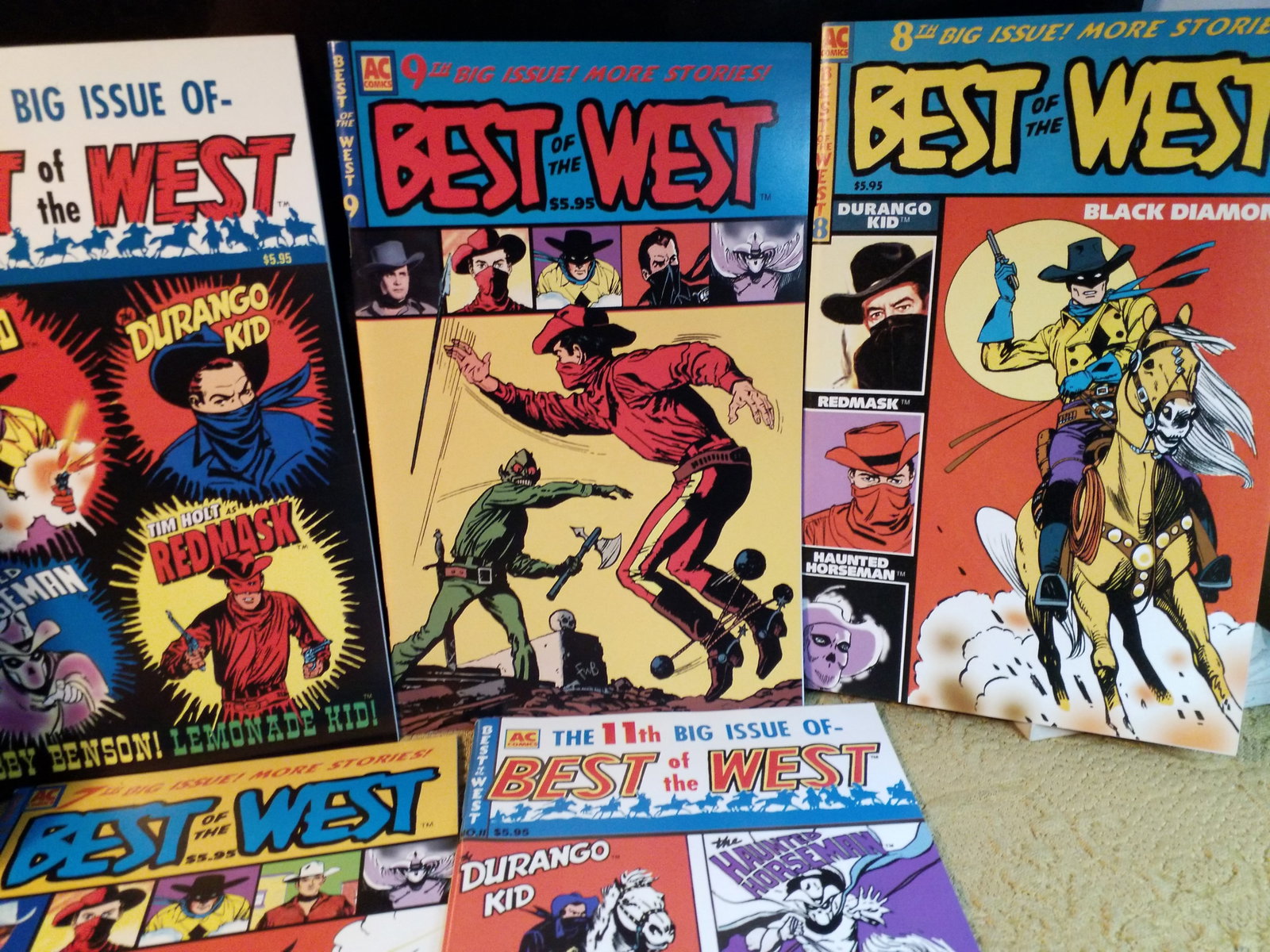 Collection of 6 Best of the West Comic books #6-#11 VF+-NM (1 of 7)